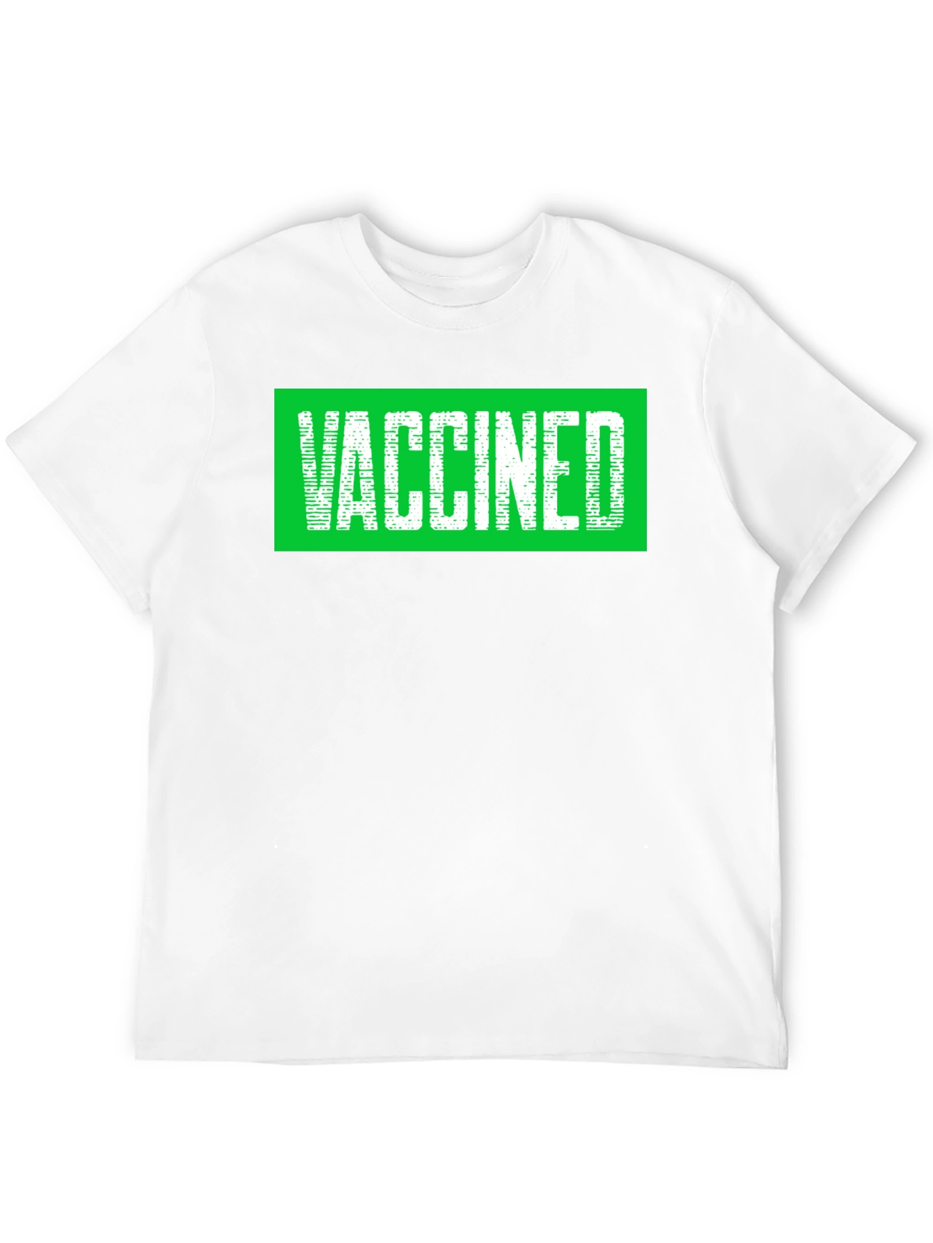 Black Vaccinated Graphic Print T-Shirt view 12