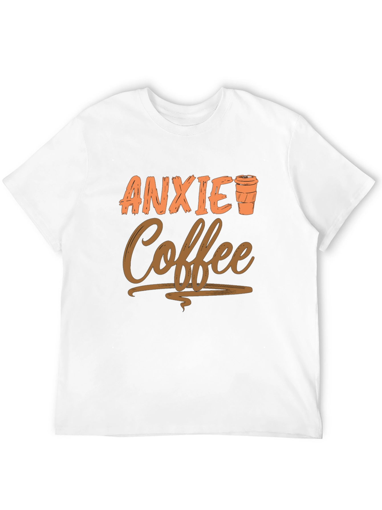 Black Anxiety Coffee Graphic Tee - Relaxed Style view 12