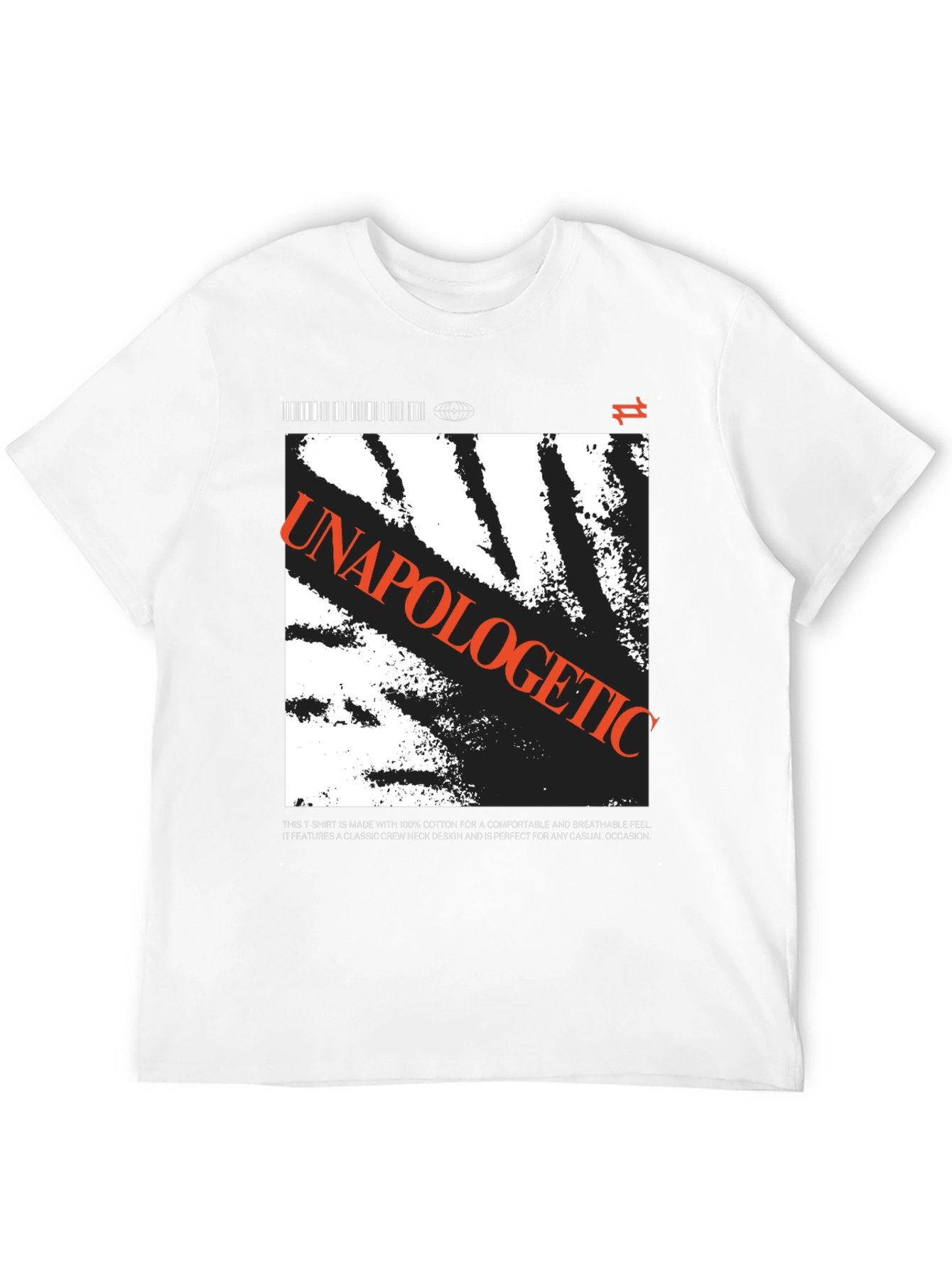 Black Unapologetic Graphic Print T-Shirt view 12