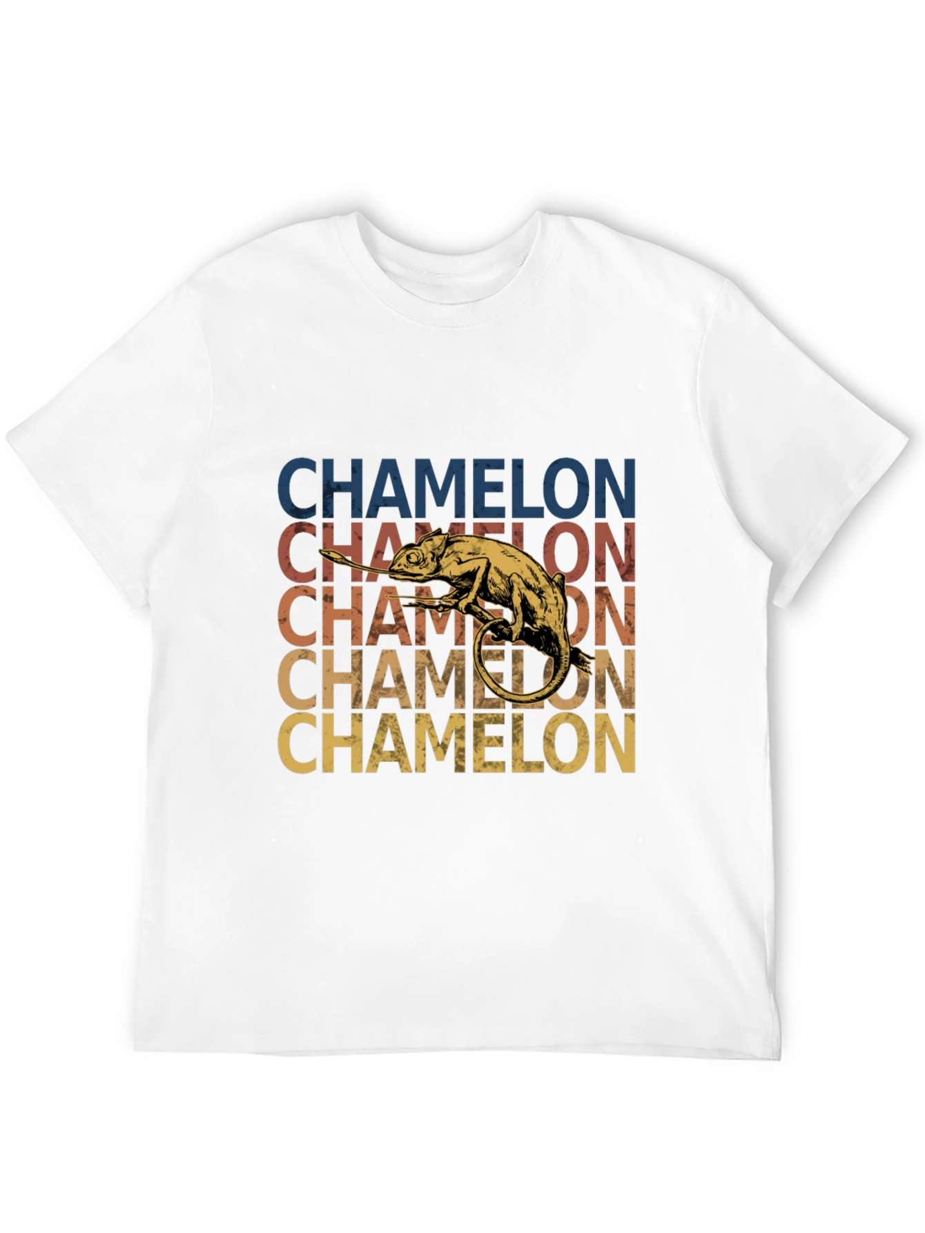 Black Chameleon Graphic Tee - Retro Style view 12