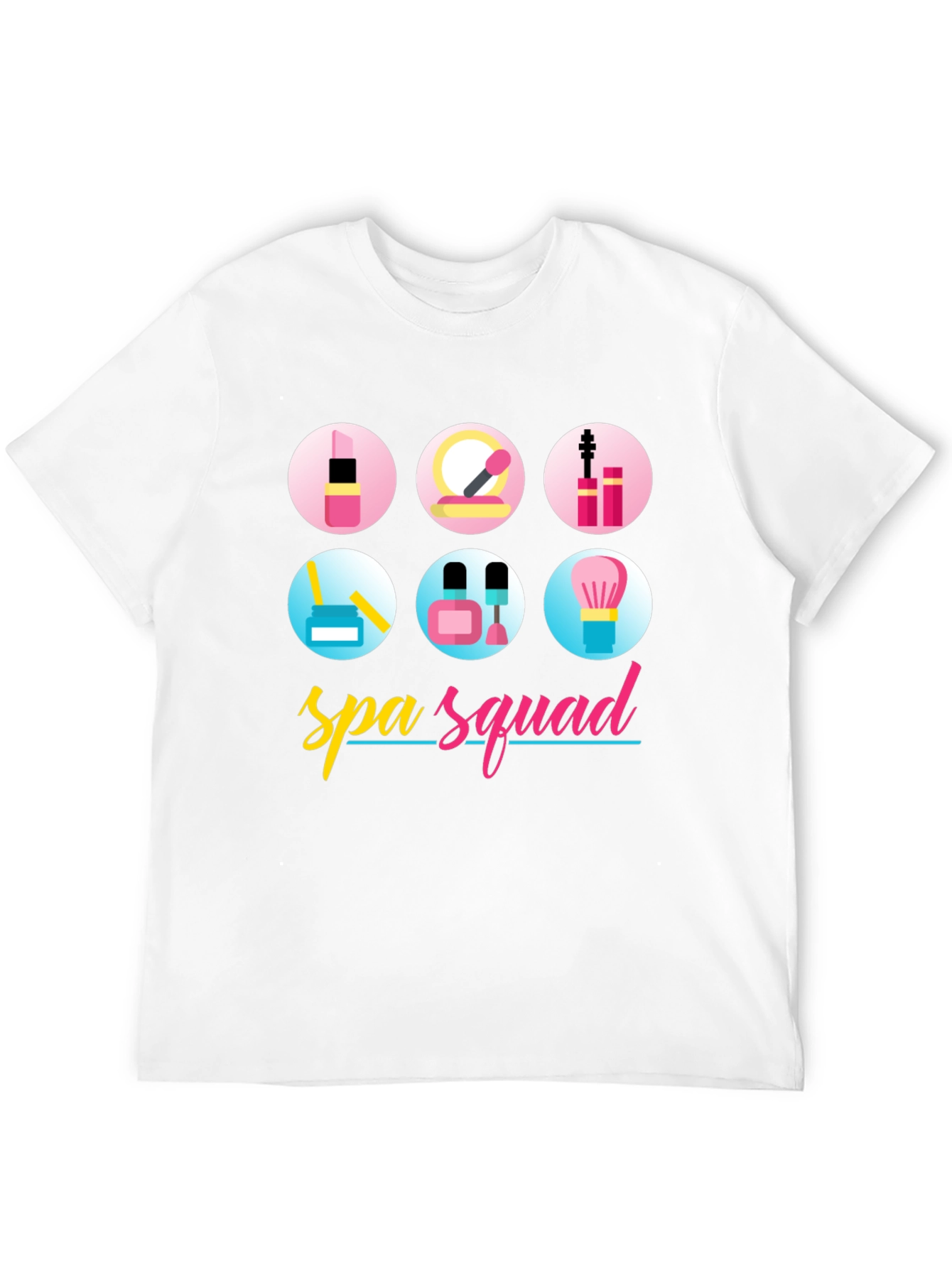 Black Spa Squad Graphic T-Shirt - Black Cotton Tee view 12
