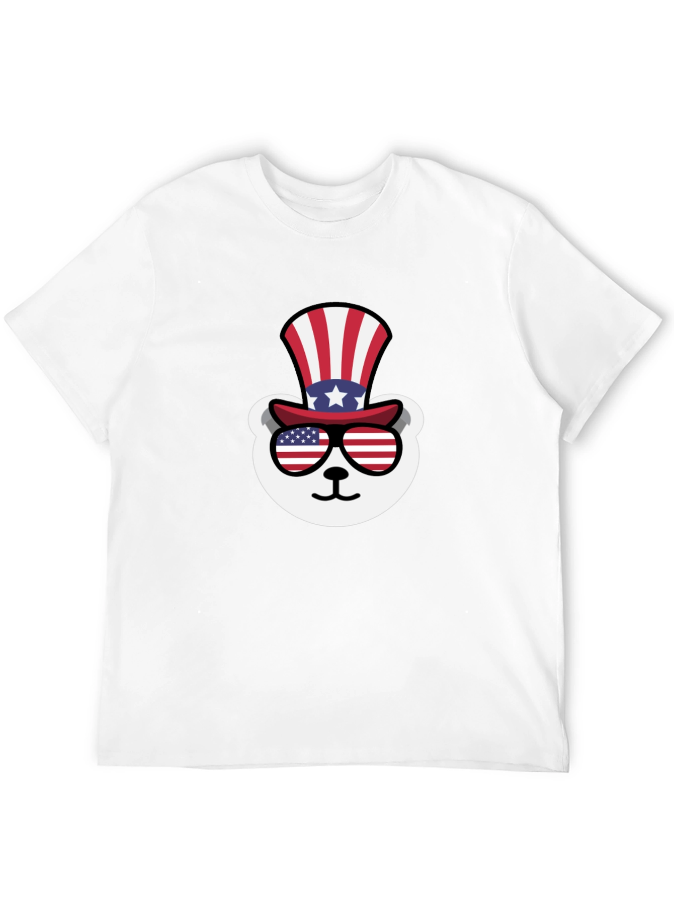 Black Patriotic Bear T-Shirt view 12