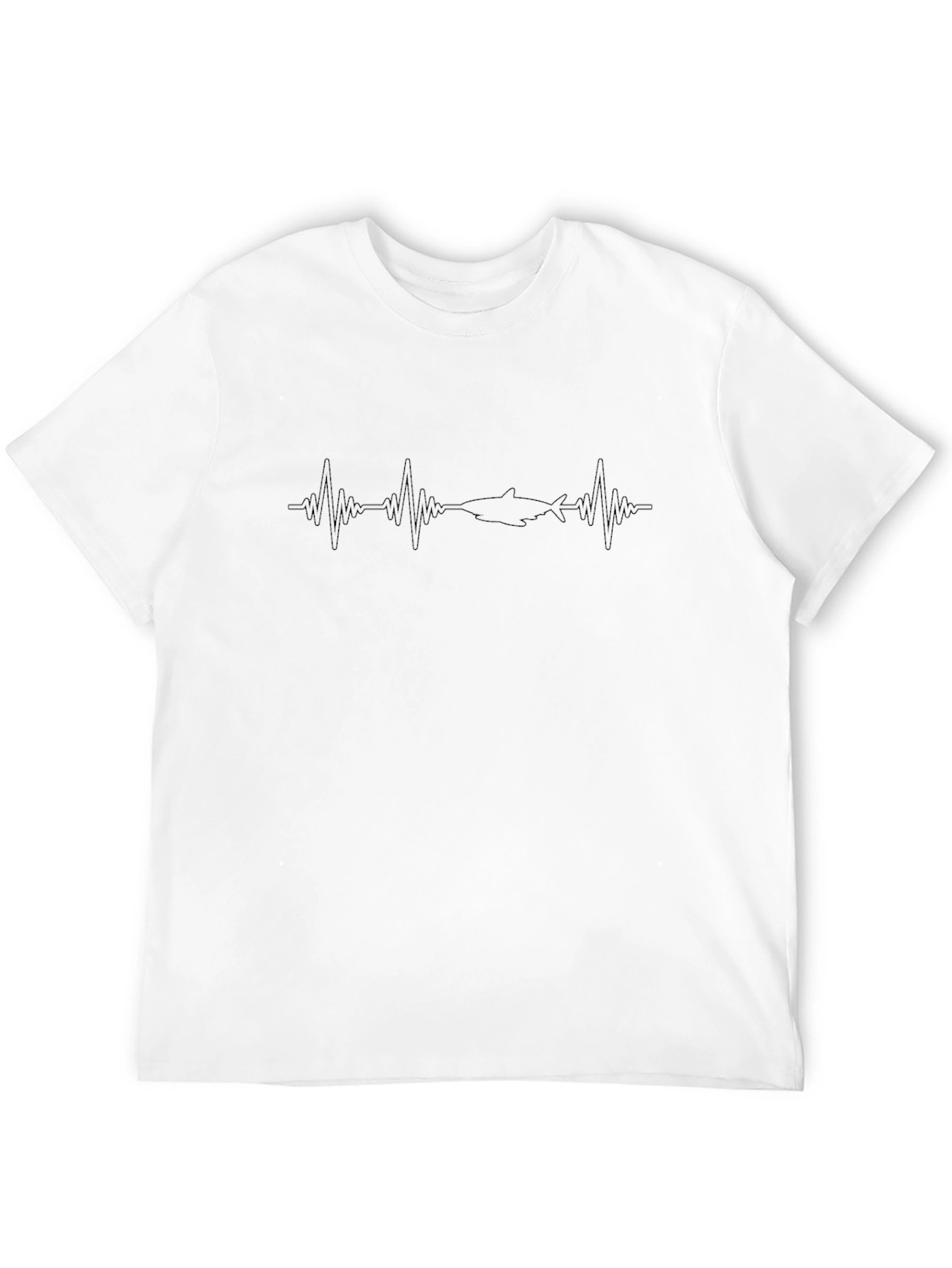 Black Shark Heartbeat T-Shirt - Black view 12