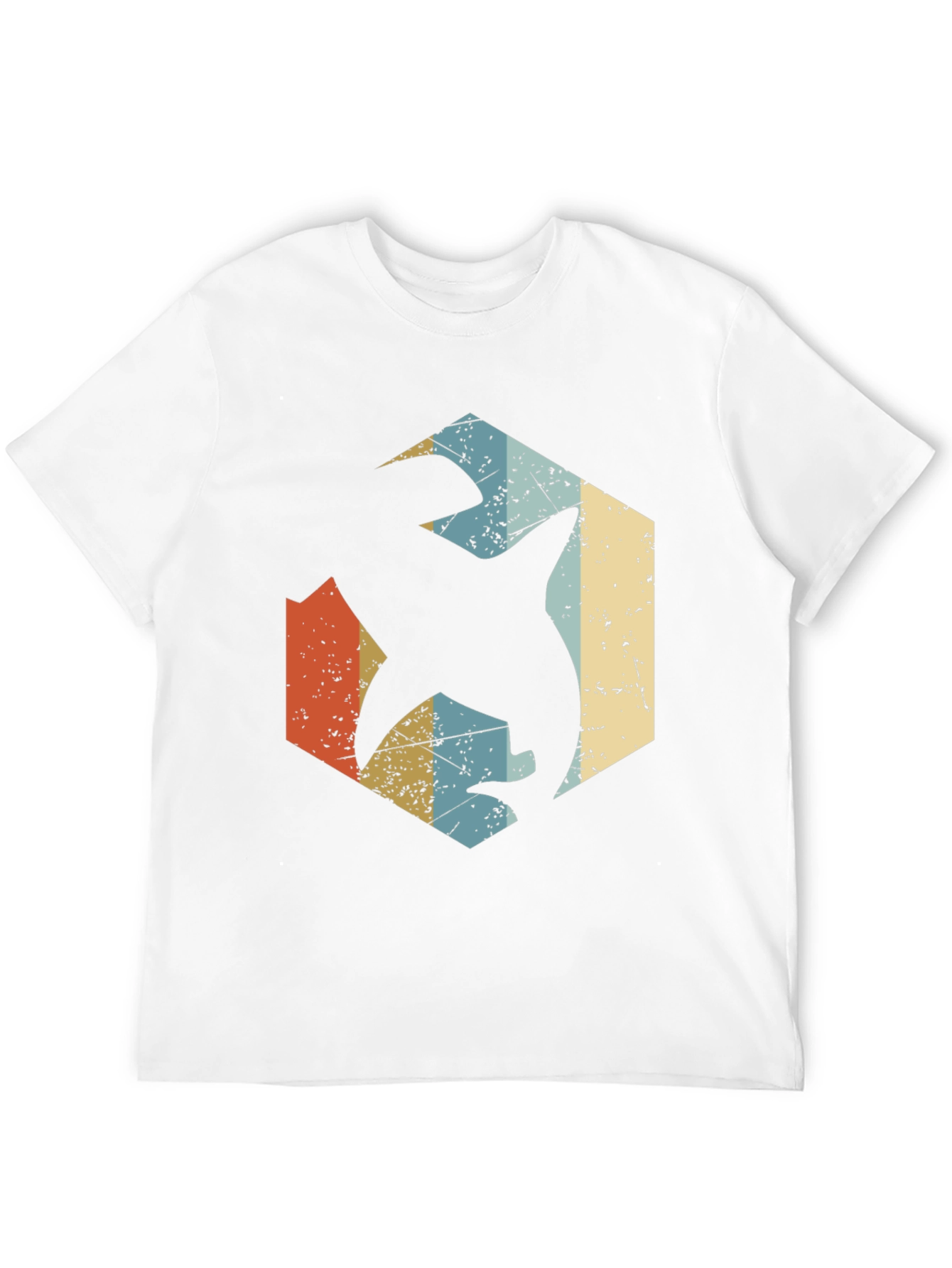 Black Retro Shark Graphic Tee - Black Cotton Blend view 12