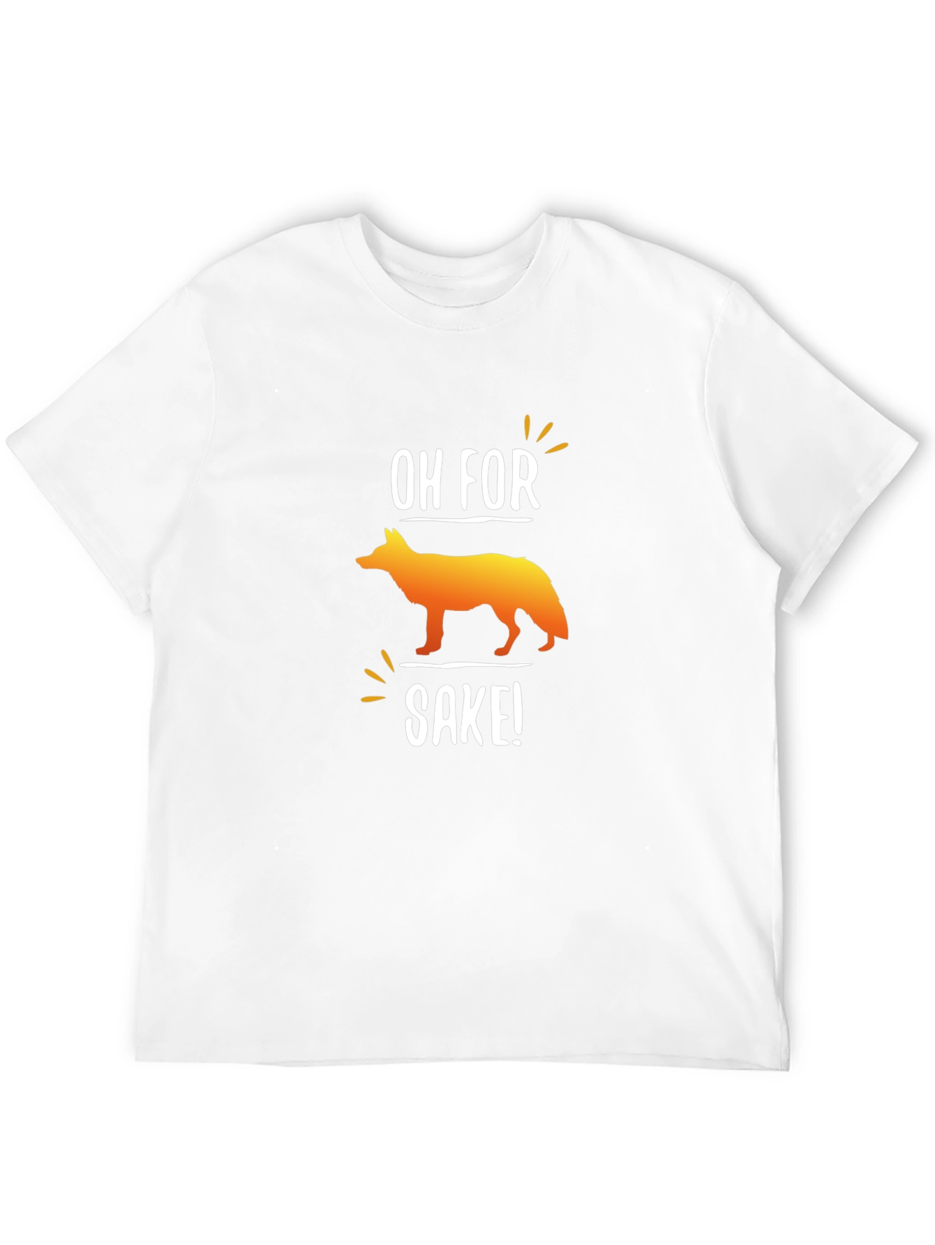 Black Oh For Fox Sake! Graphic Tee view 12