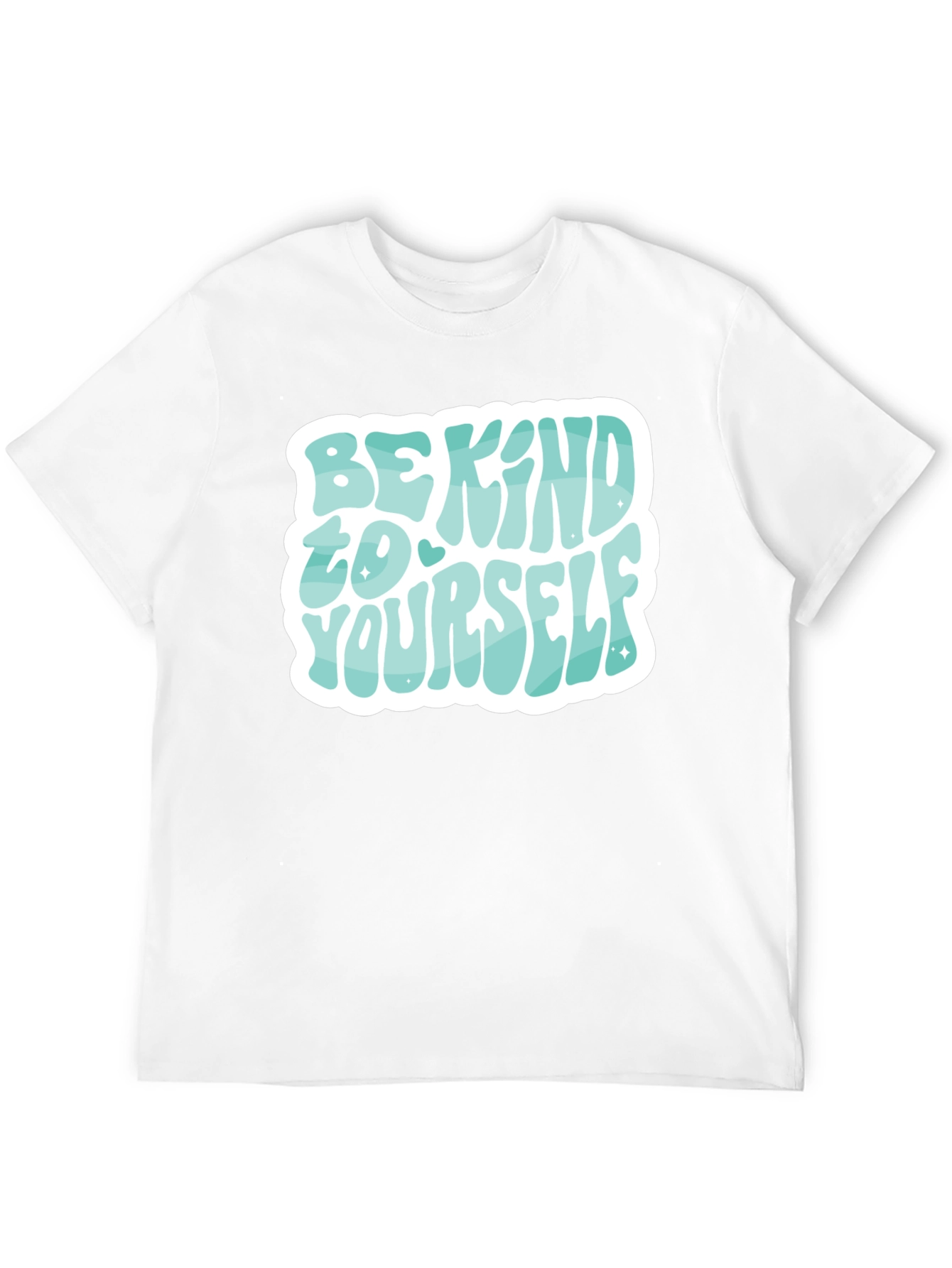 Black Be Kind to Yourself Graphic Tee view 12