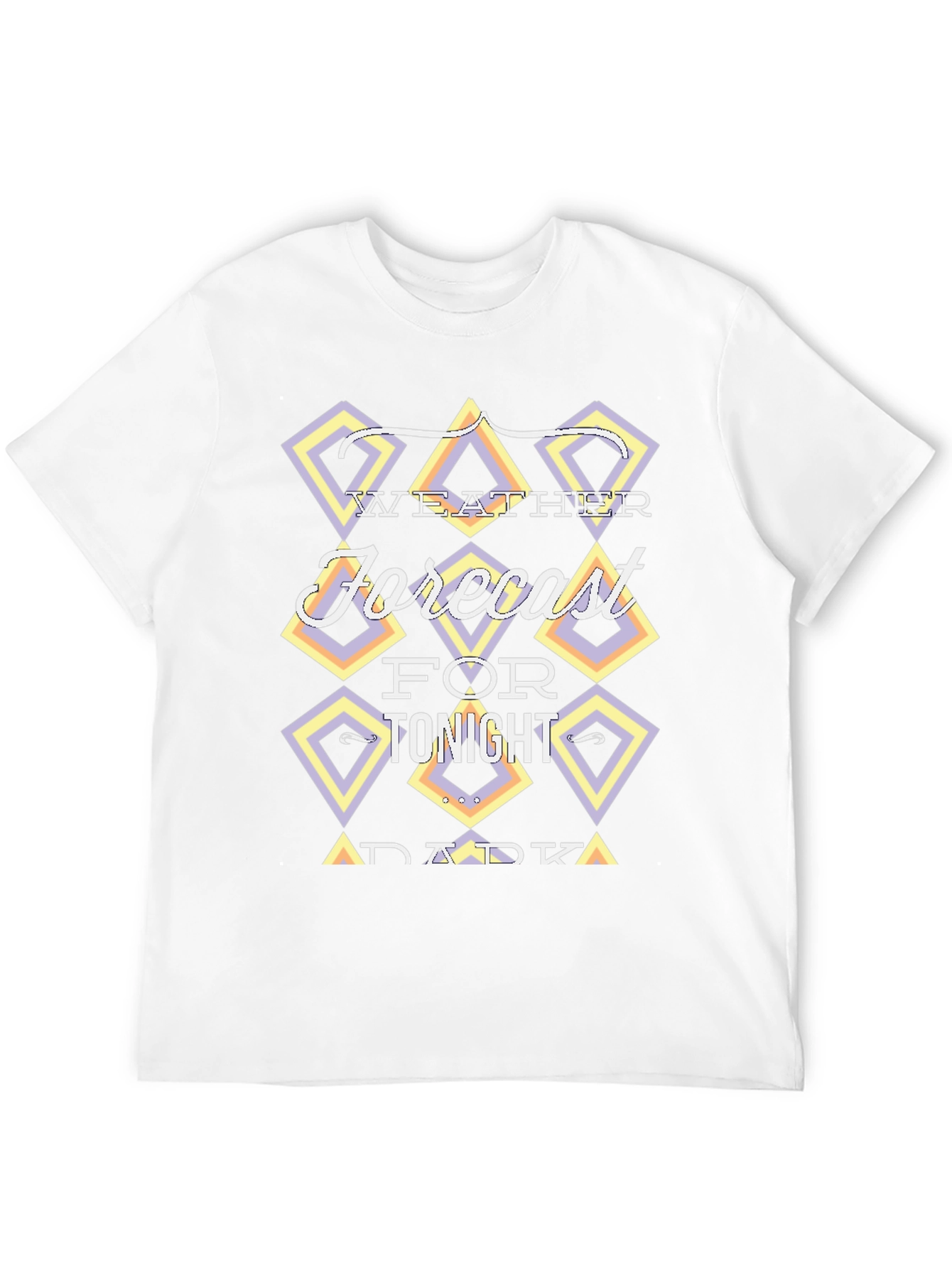 Black Weather Forecast Dark Graphic Tee view 12