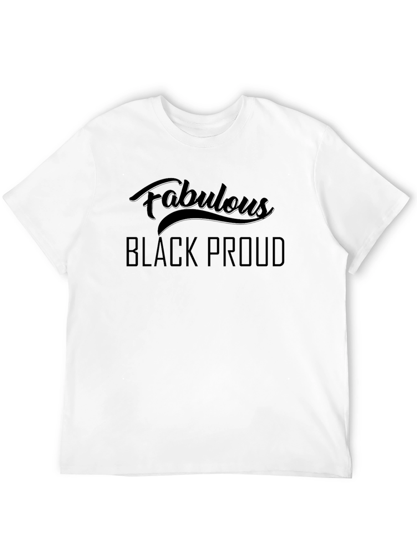 Black Fabulous Black Proud T-Shirt view 12