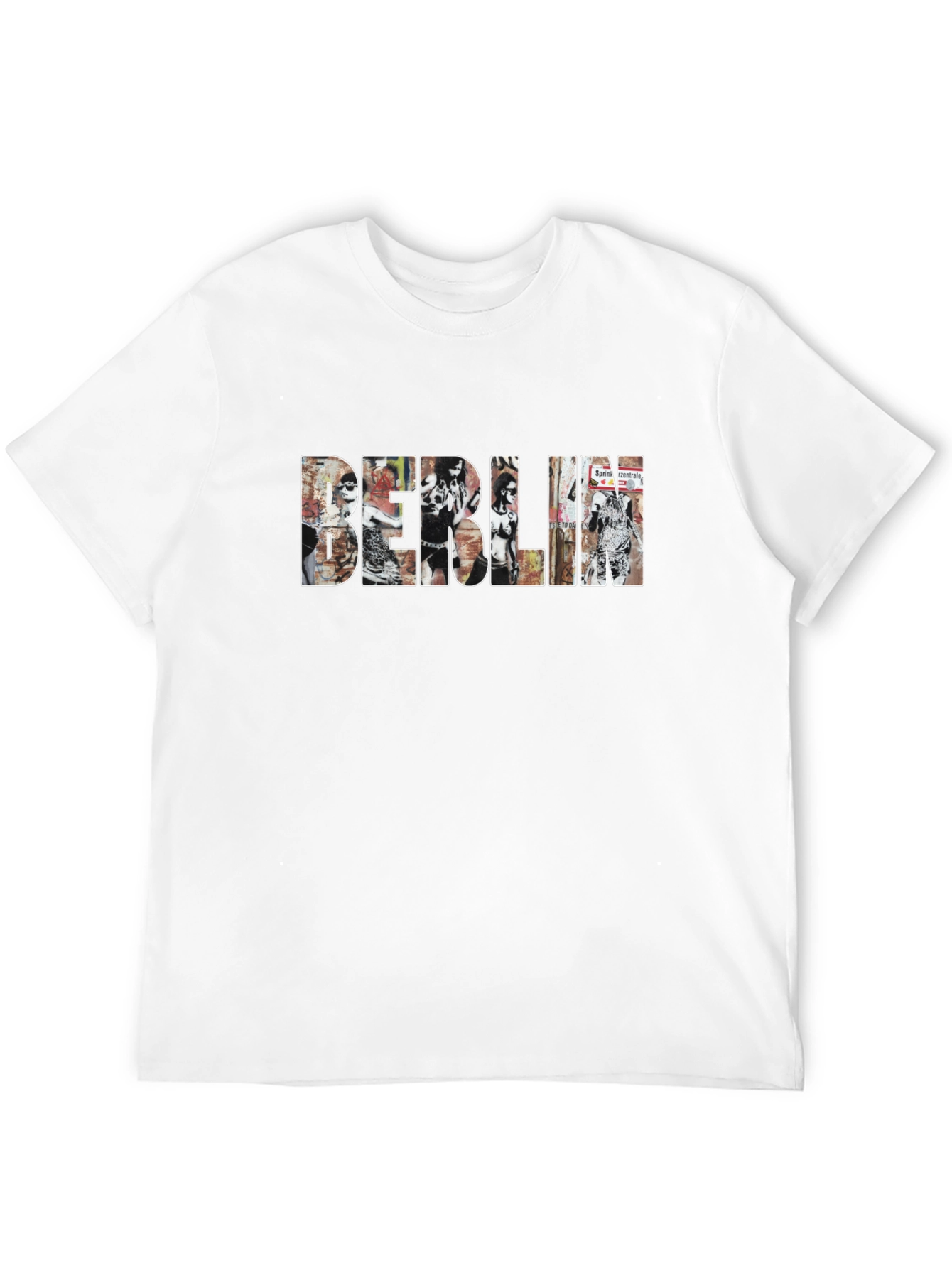 Black Berlin Graphic Print Black T-Shirt view 12