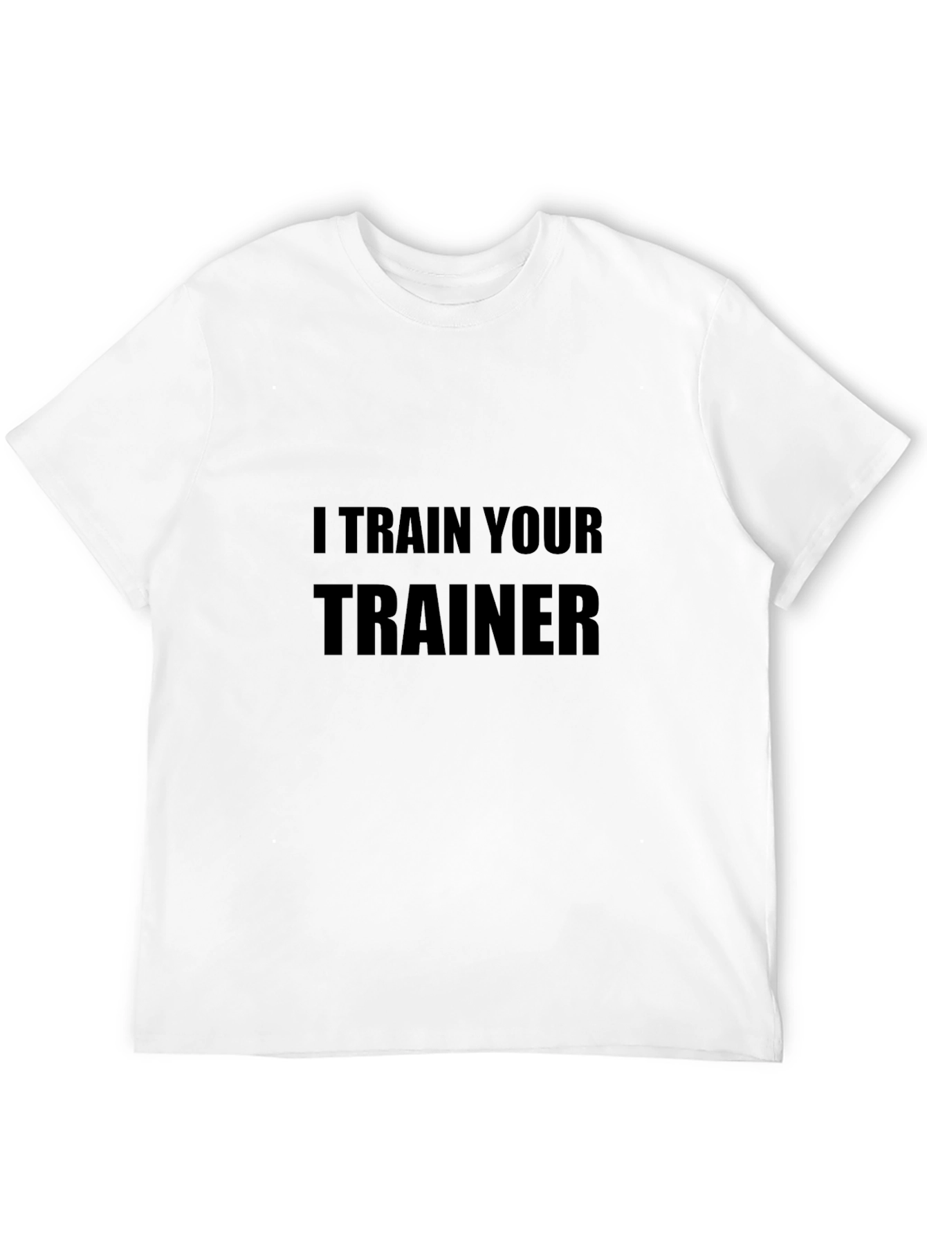 Black I Train Your Trainer Black T-Shirt view 12
