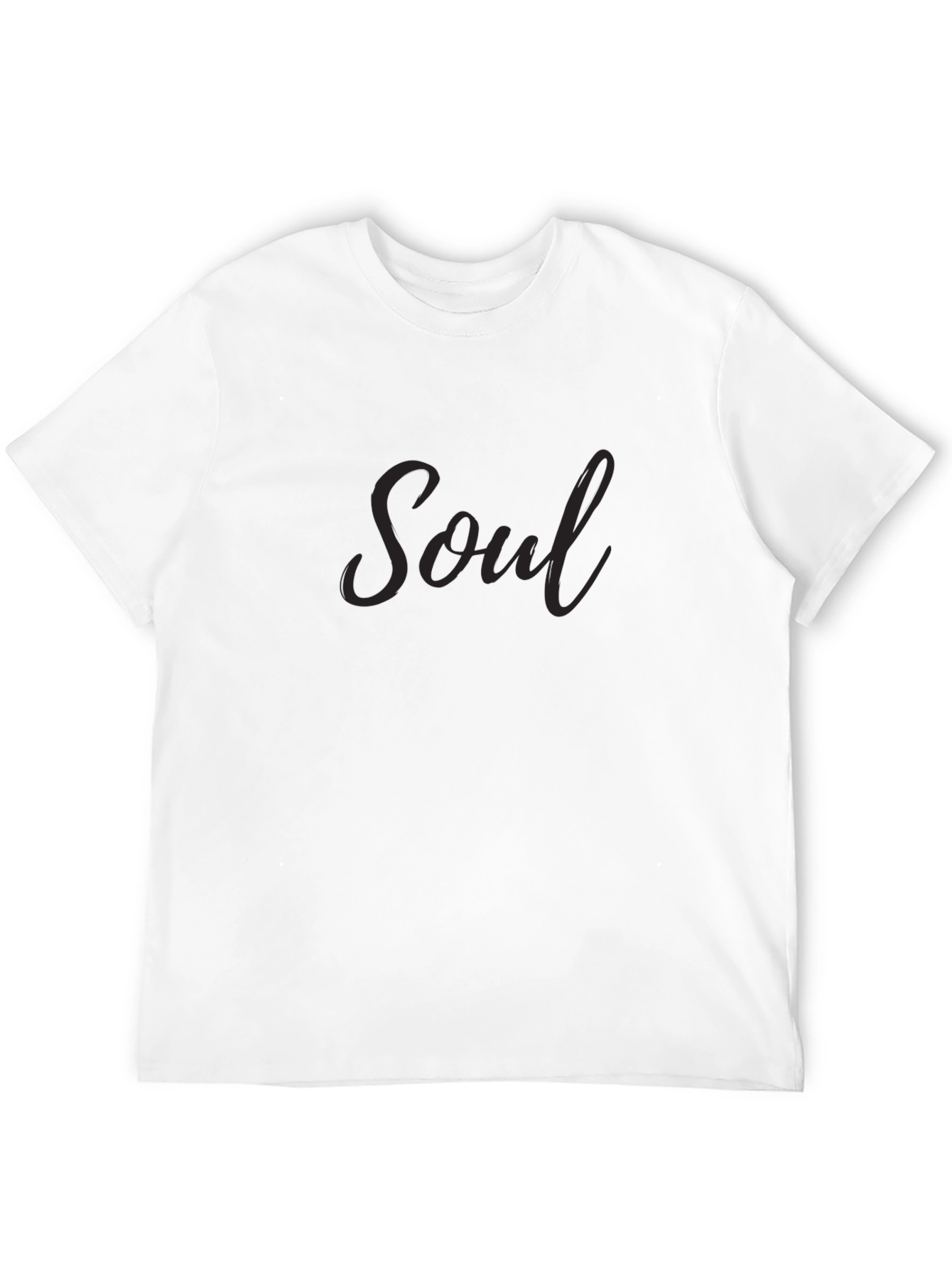 Black Soulful Black Tee: Express Your Inner Self view 12