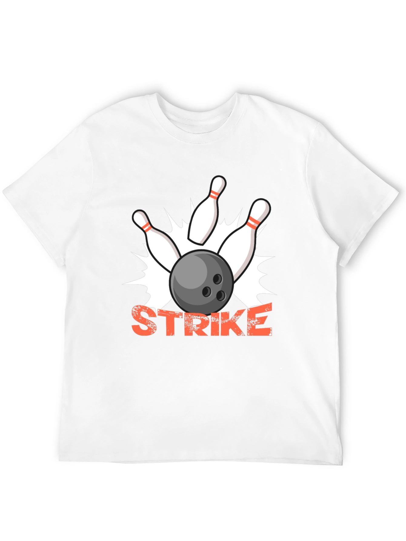 Black Strike Bowling T-Shirt - Fun & Unique Design view 12