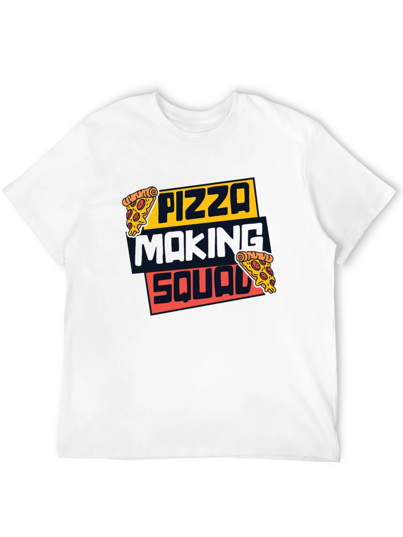 Black Pizza Making Squad Graphic Tee view 12