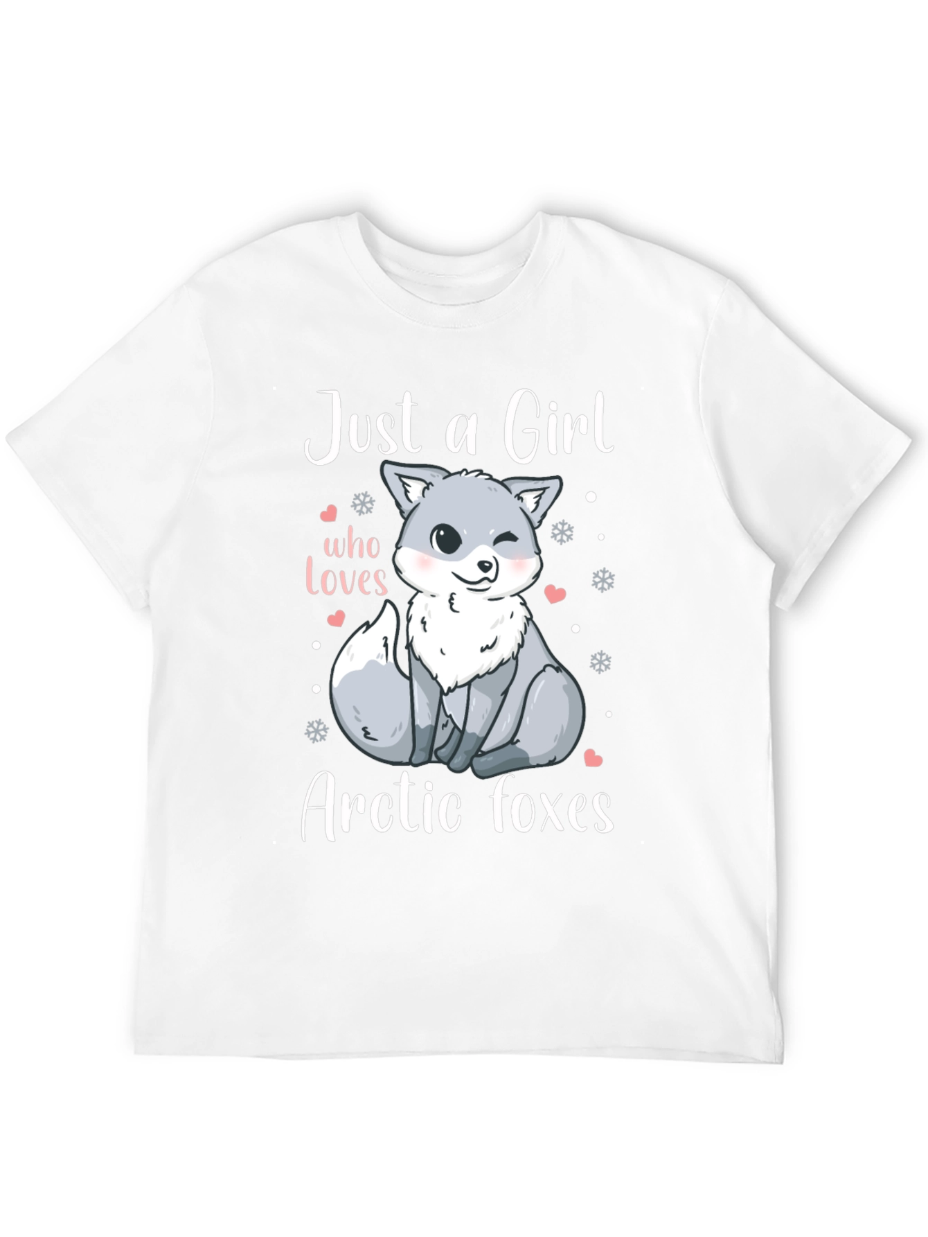 Black Girl Who Loves Arctic Foxes T-Shirt view 12