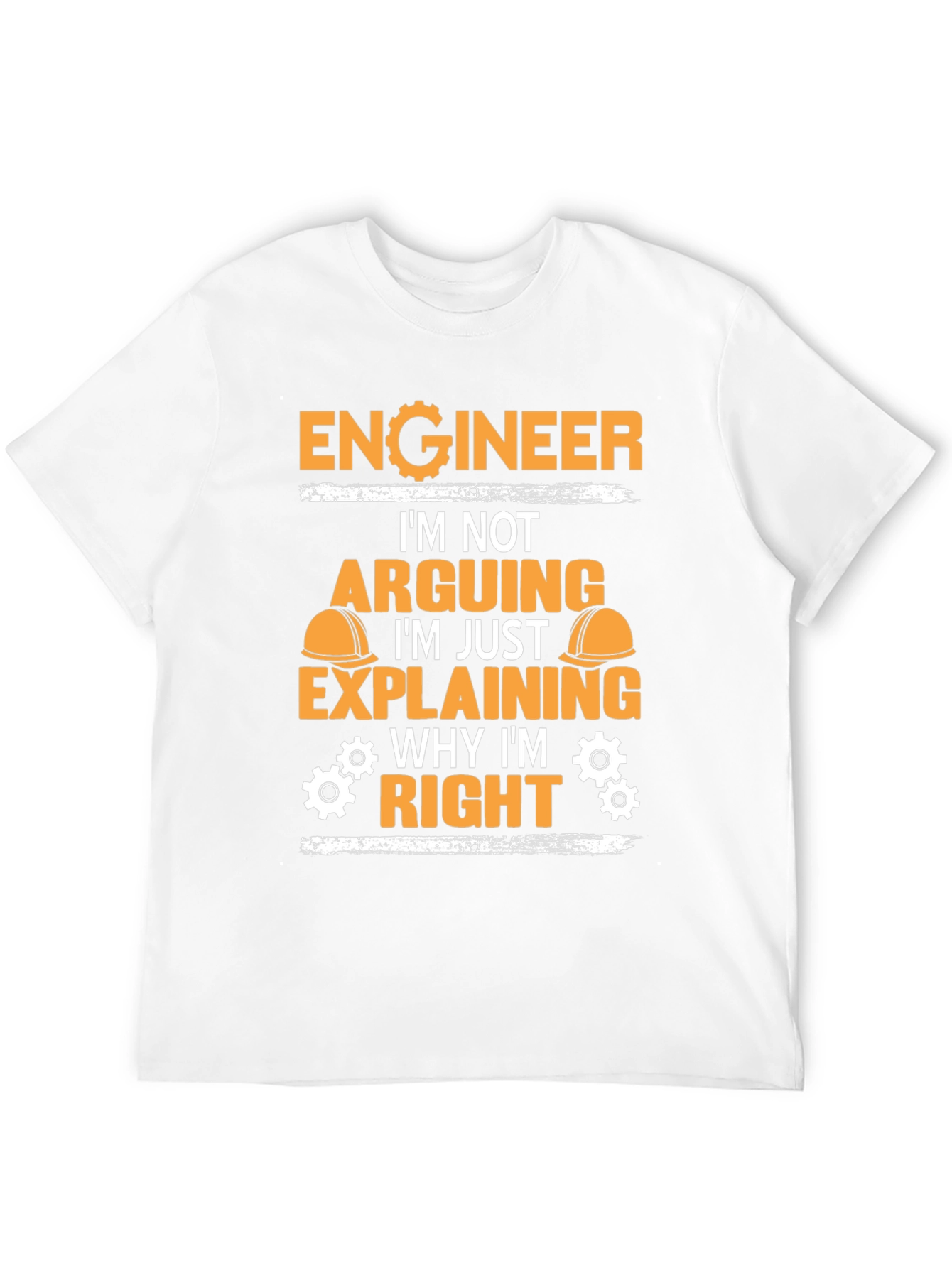 Black Engineer Explaining Why I'm Right Black T-Shirt view 12