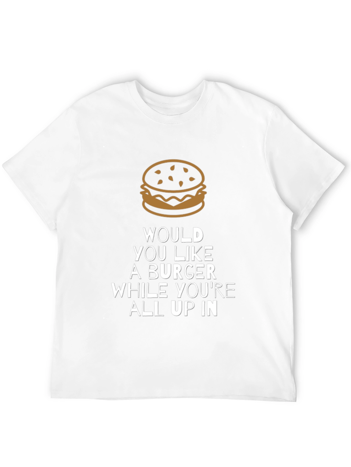 Black Burger Graphic T-Shirt - Funny Men's Tee view 12