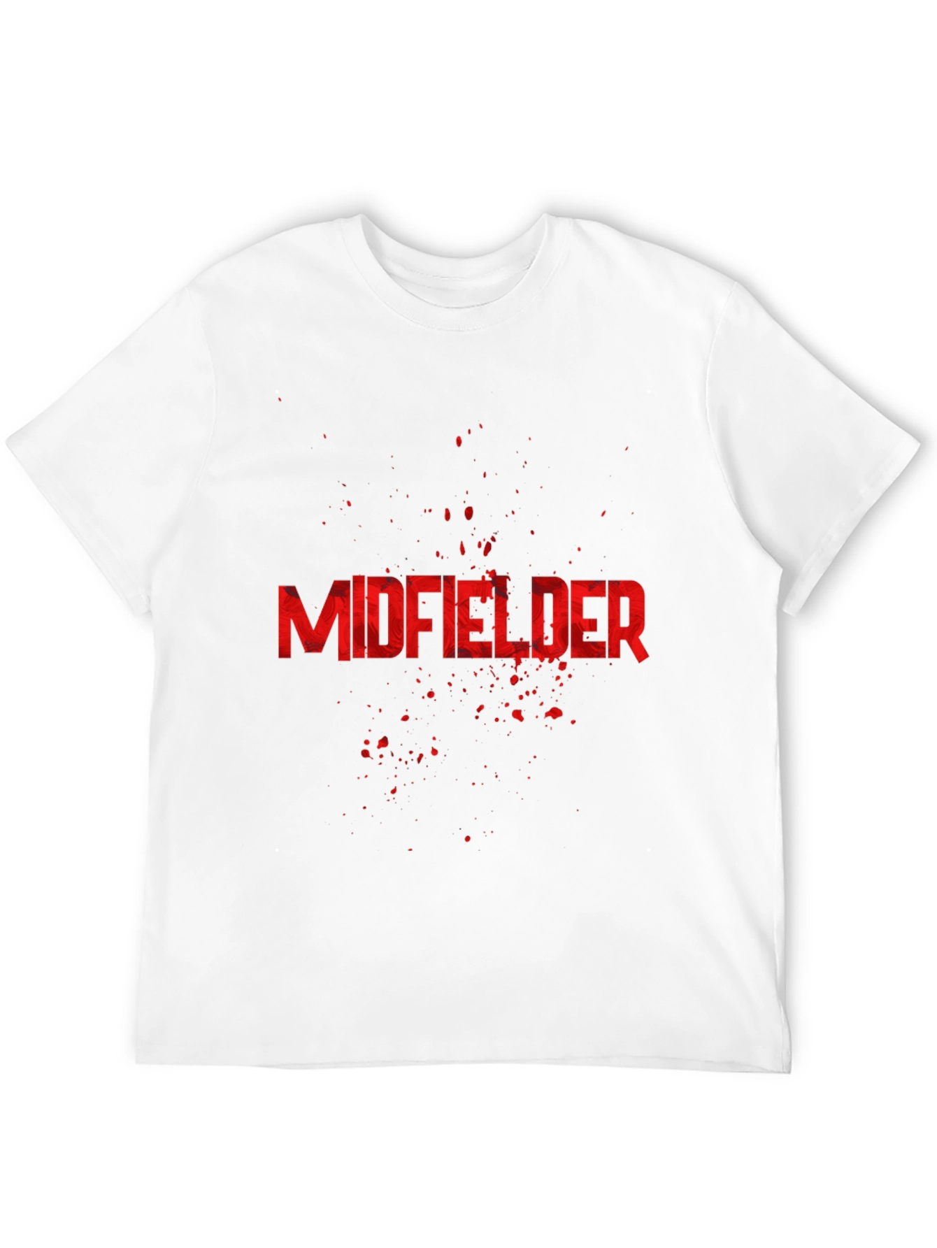 Black Midfielder Graphic T-Shirt - Soccer Fan Apparel view 12