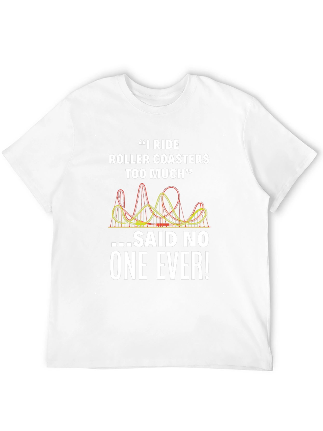 Black Funny Roller Coaster T-Shirt - Rides Too Much view 12