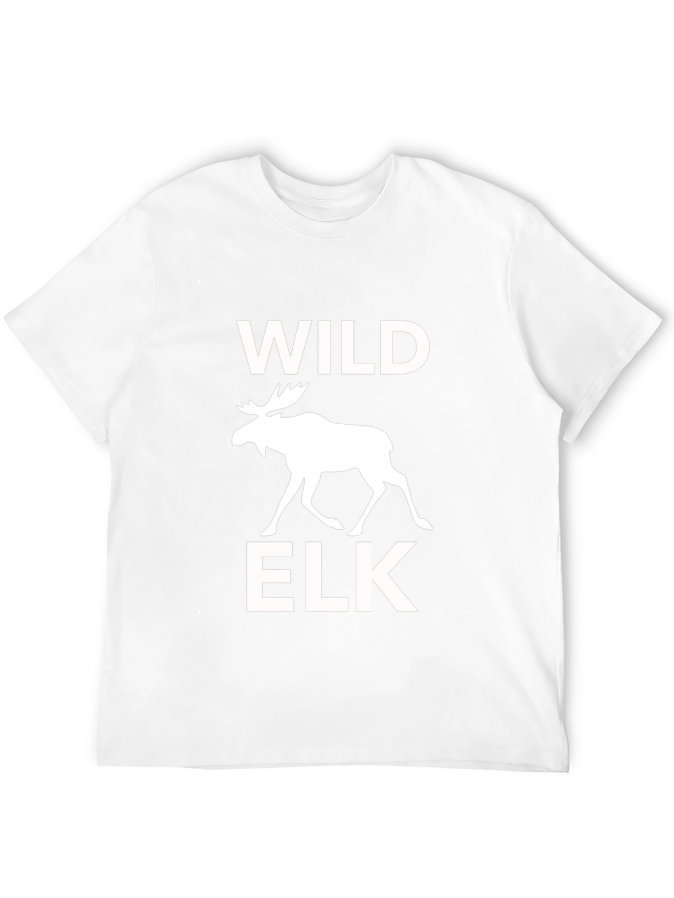 Black Wild Elk T-Shirt - Cool Nature Graphic Tee view 12