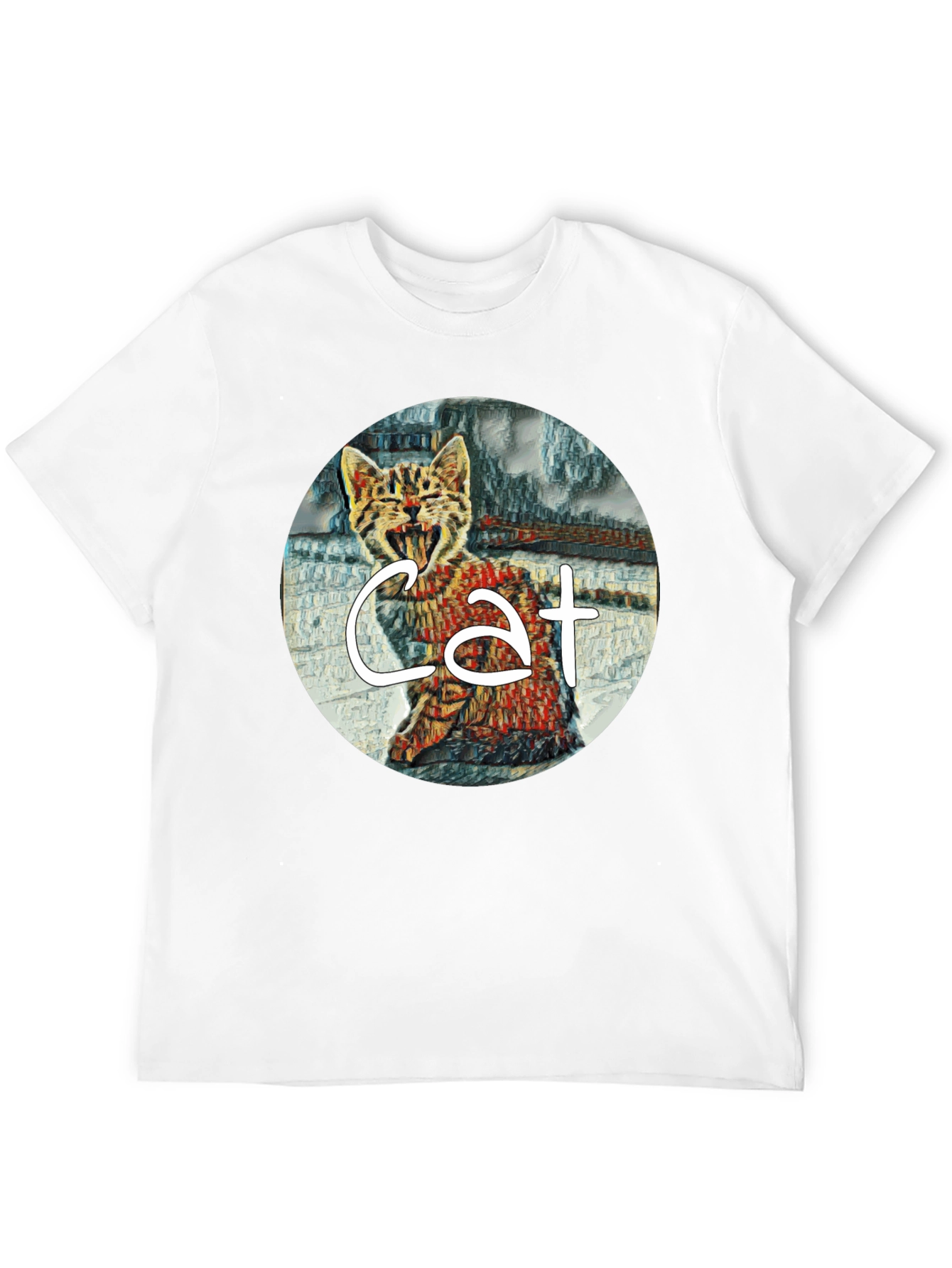 Black Cat Graphic Black T-Shirt - Unisex Style view 12