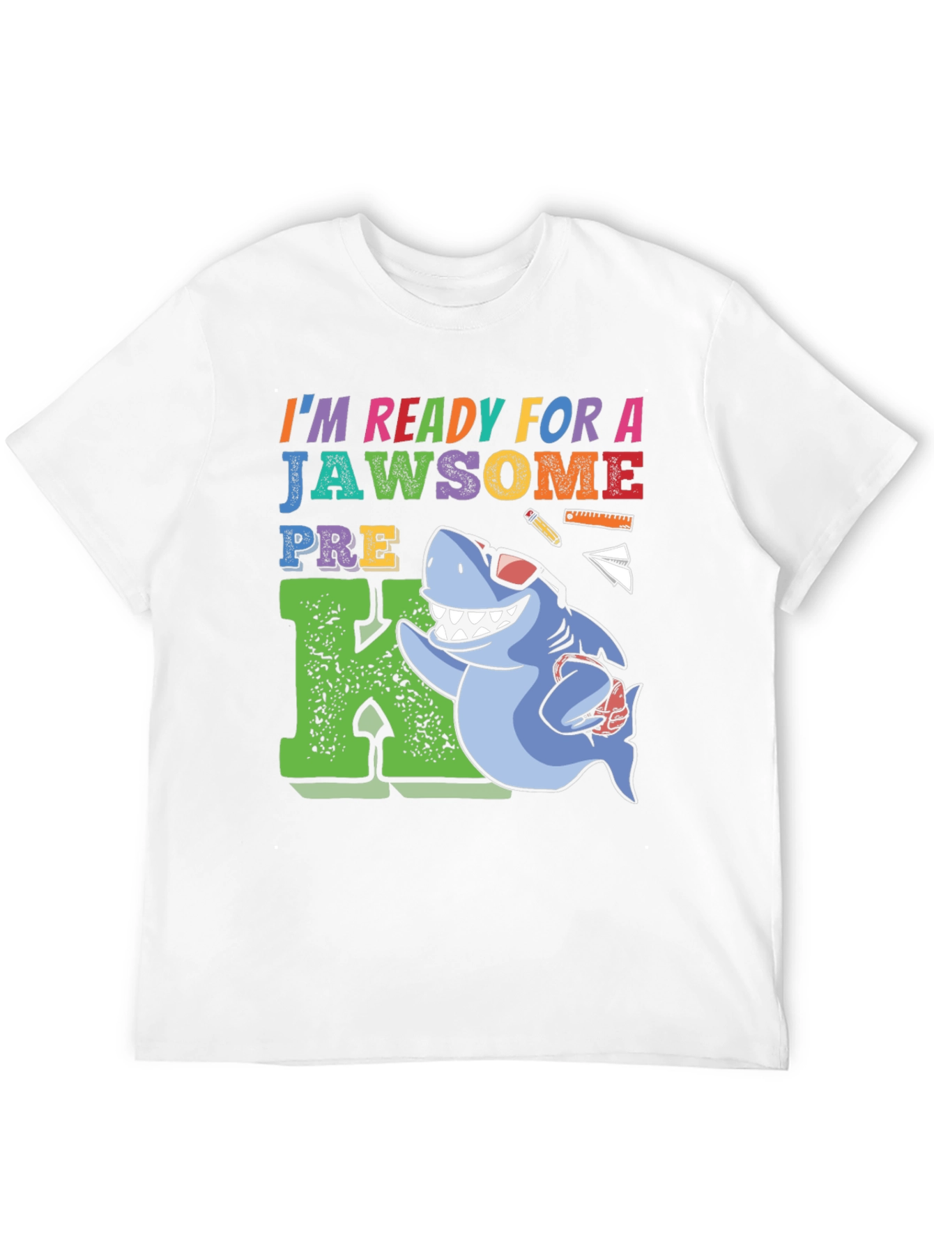 Black Ready for a Jawsome Pre-K T-Shirt view 12