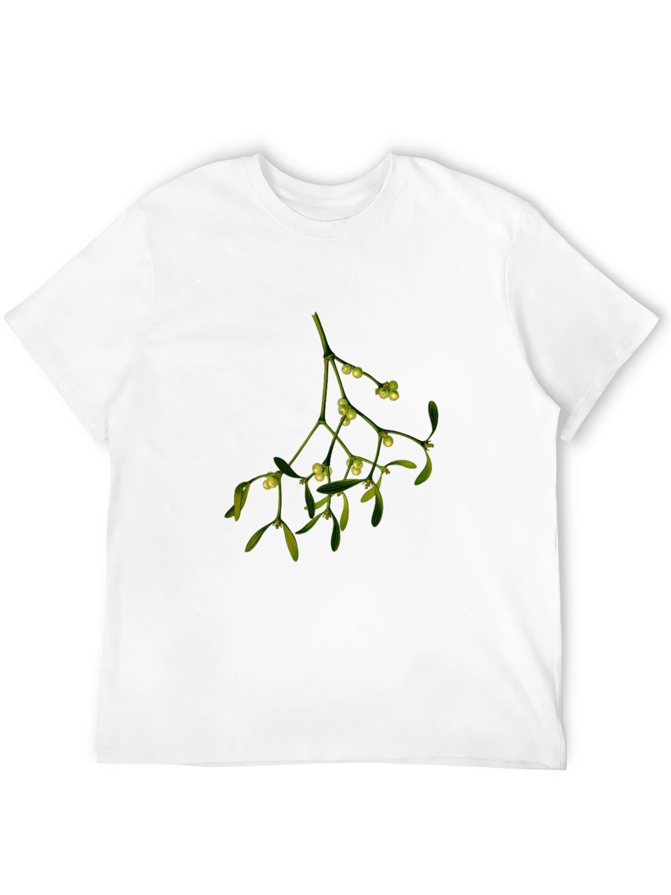 Black Mistletoe Graphic Black T-Shirt view 12