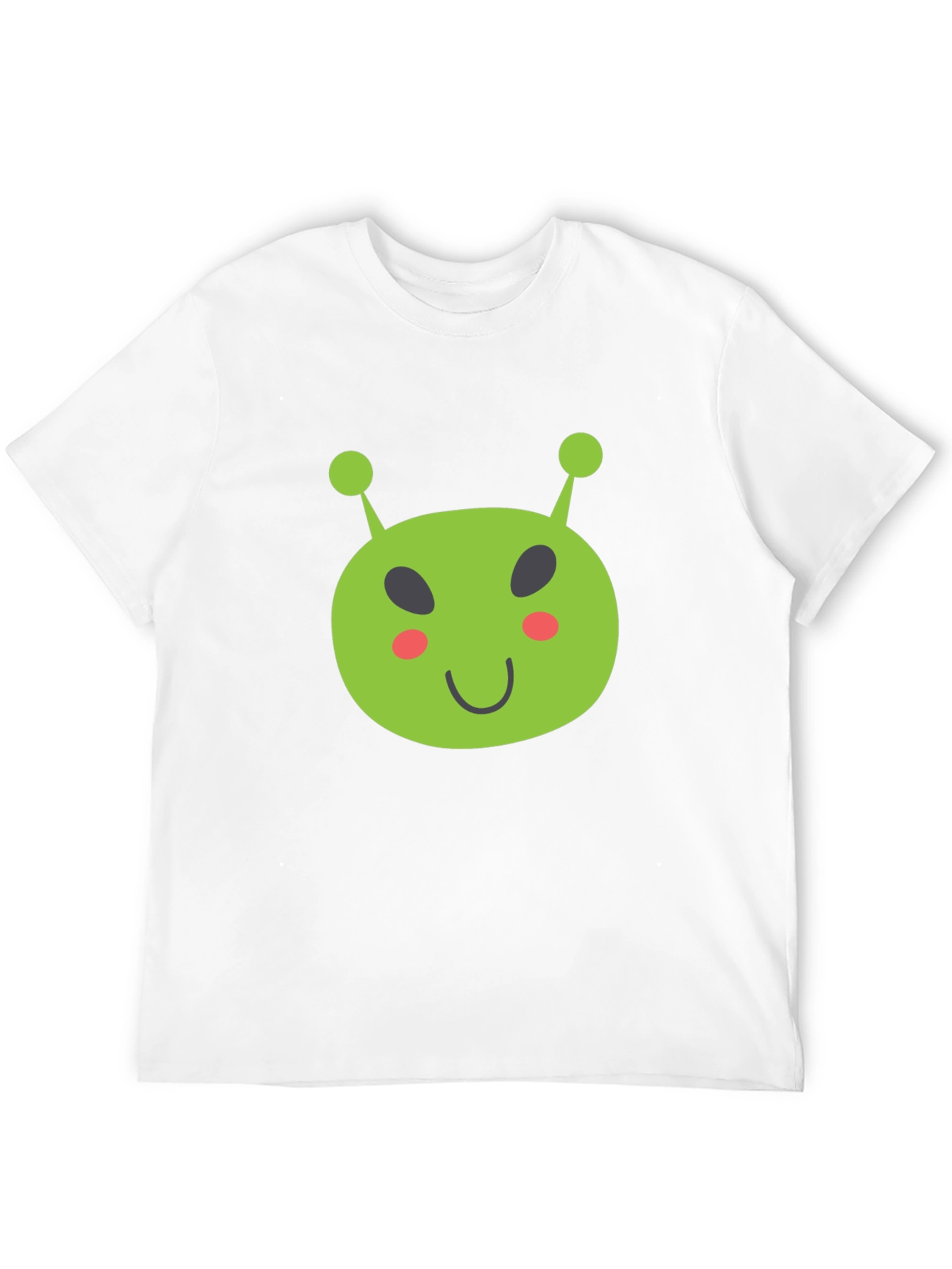 Black Fun Alien Graphic Tee - Black Cotton T-Shirt view 12