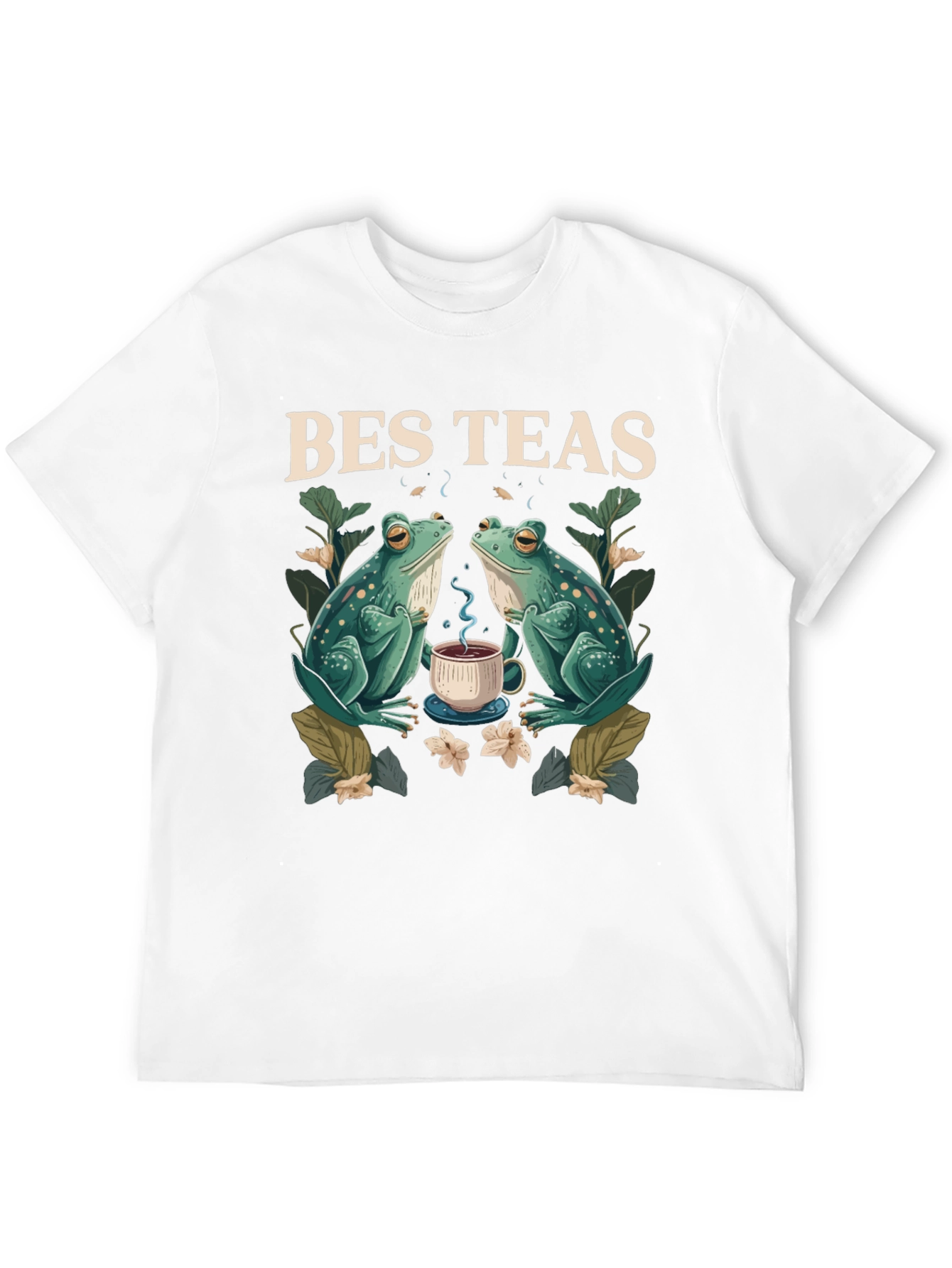 Black Bes Teas T-Shirt - Frog Tea Party view 12