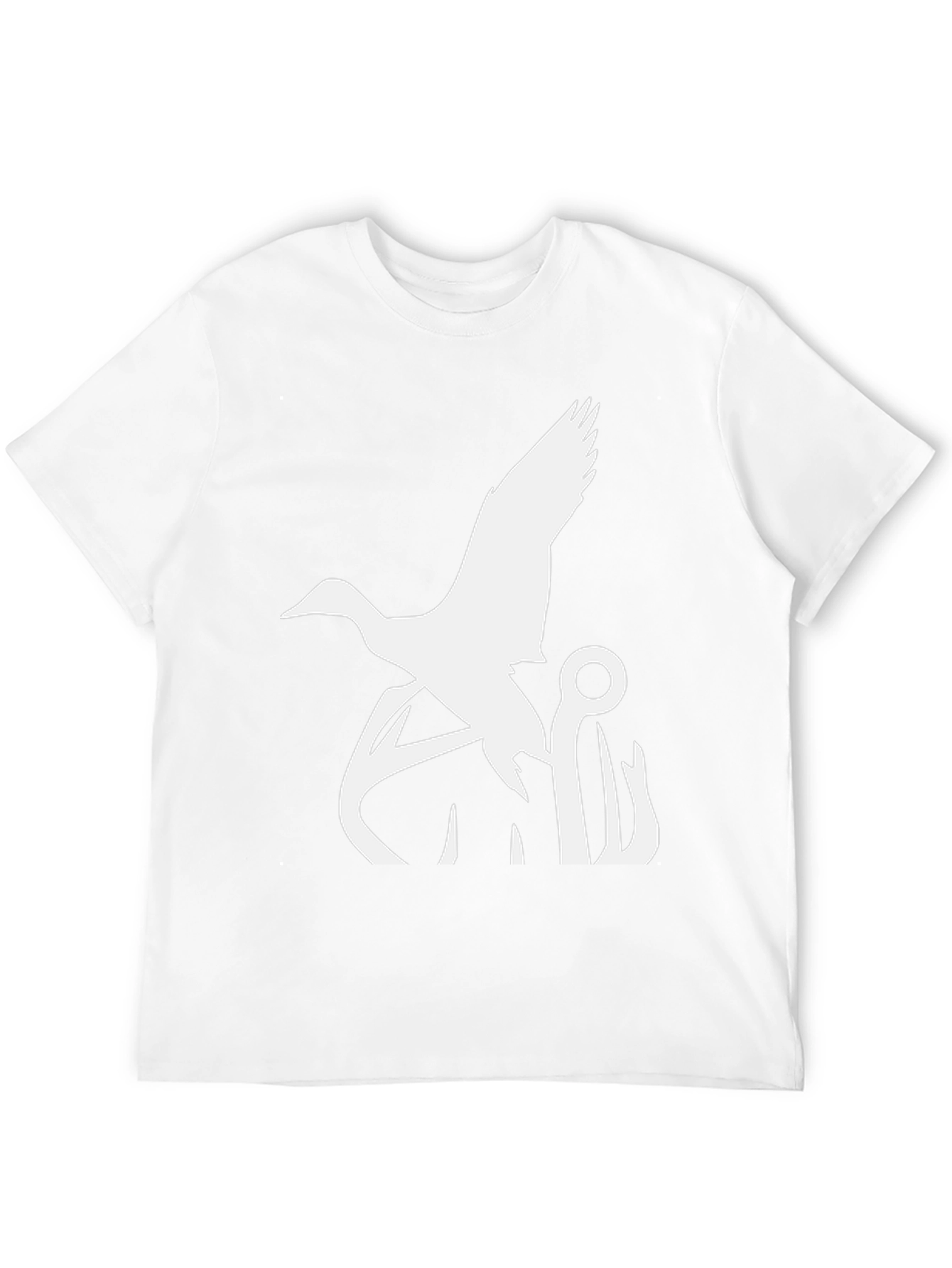 Black Duck and Hook Graphic Tee - Black Cotton Blend view 12