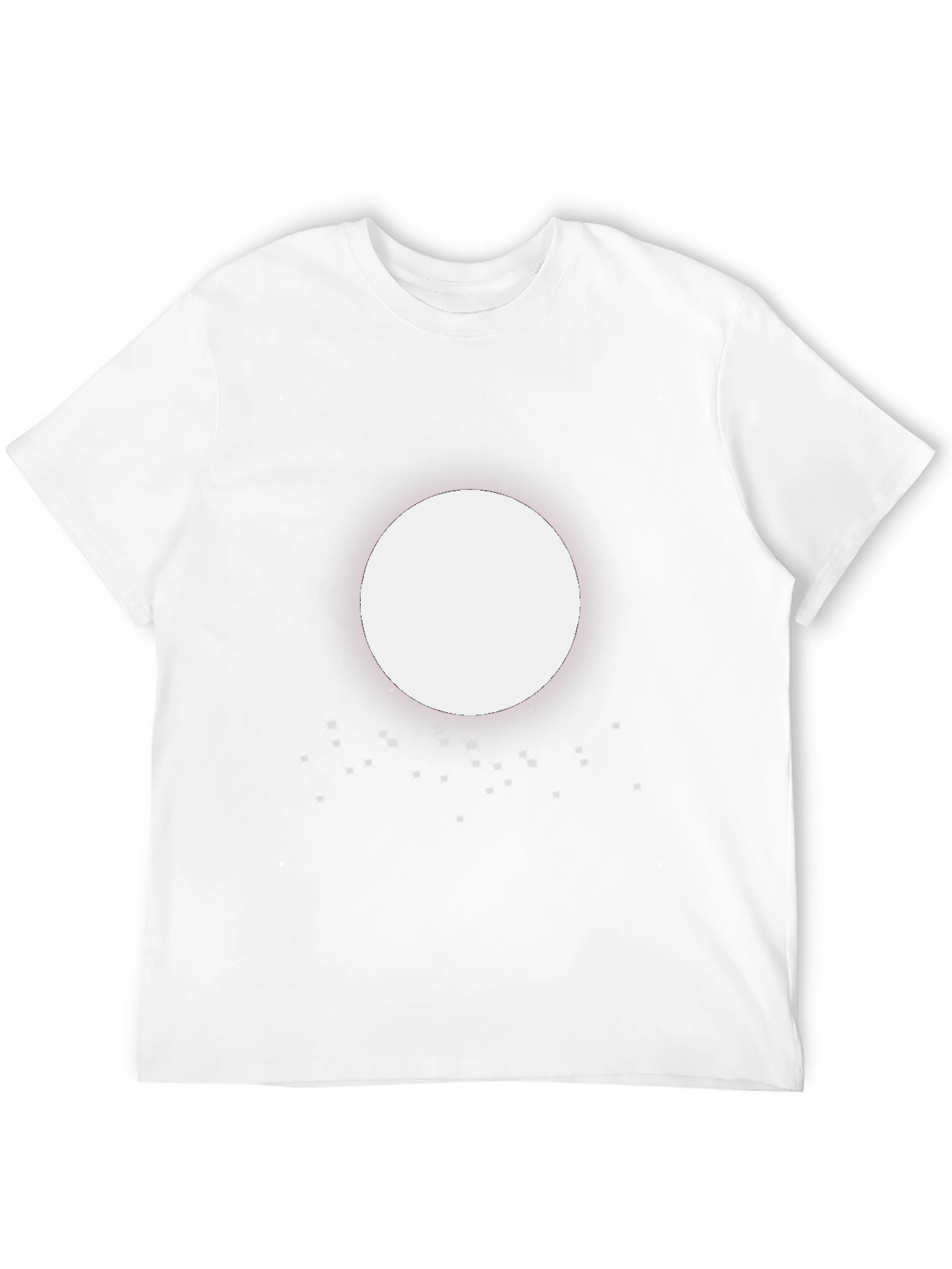 Black Abstract Circle Graphic Black T-Shirt view 12
