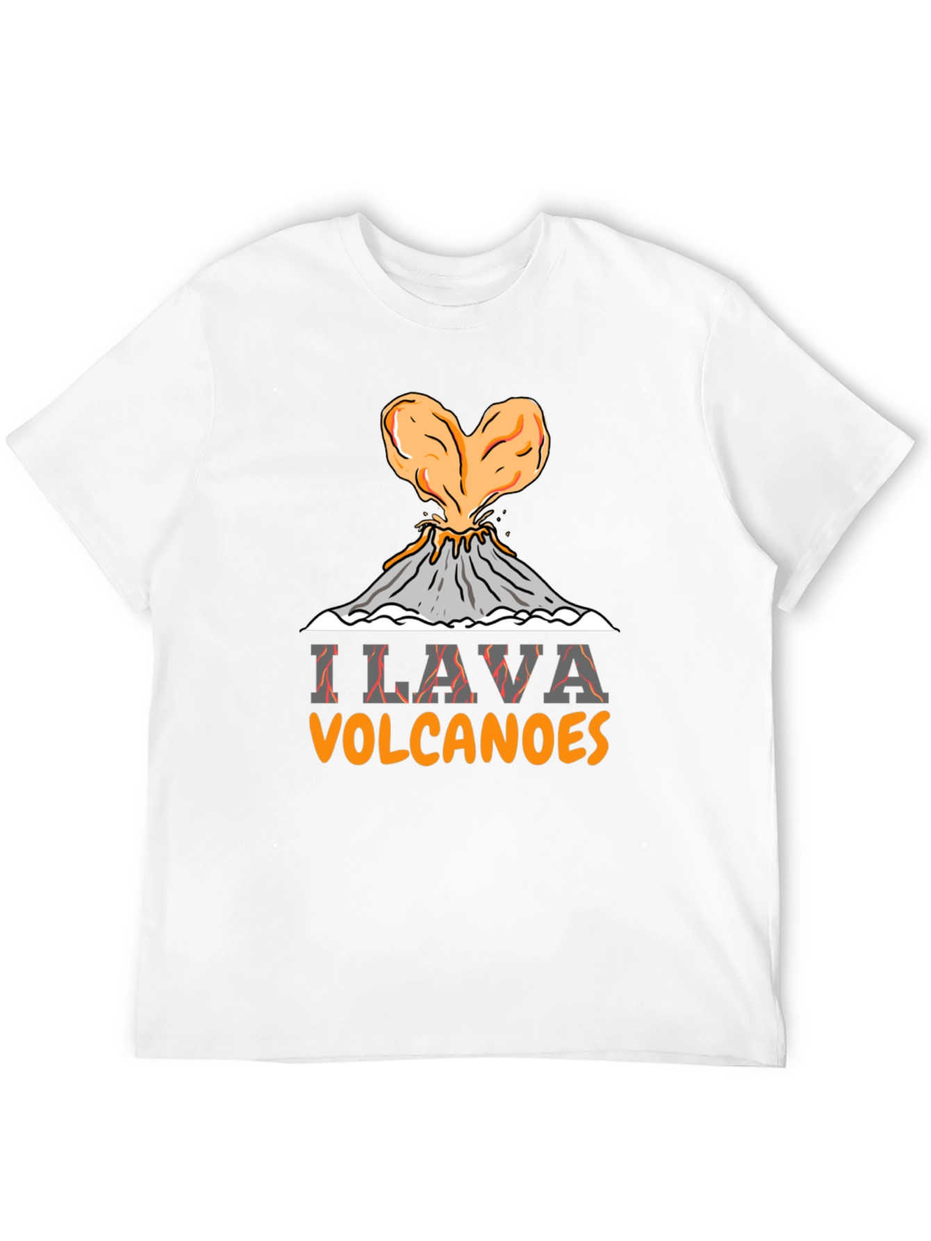 Black I Lava Volcanoes Graphic Tee view 12