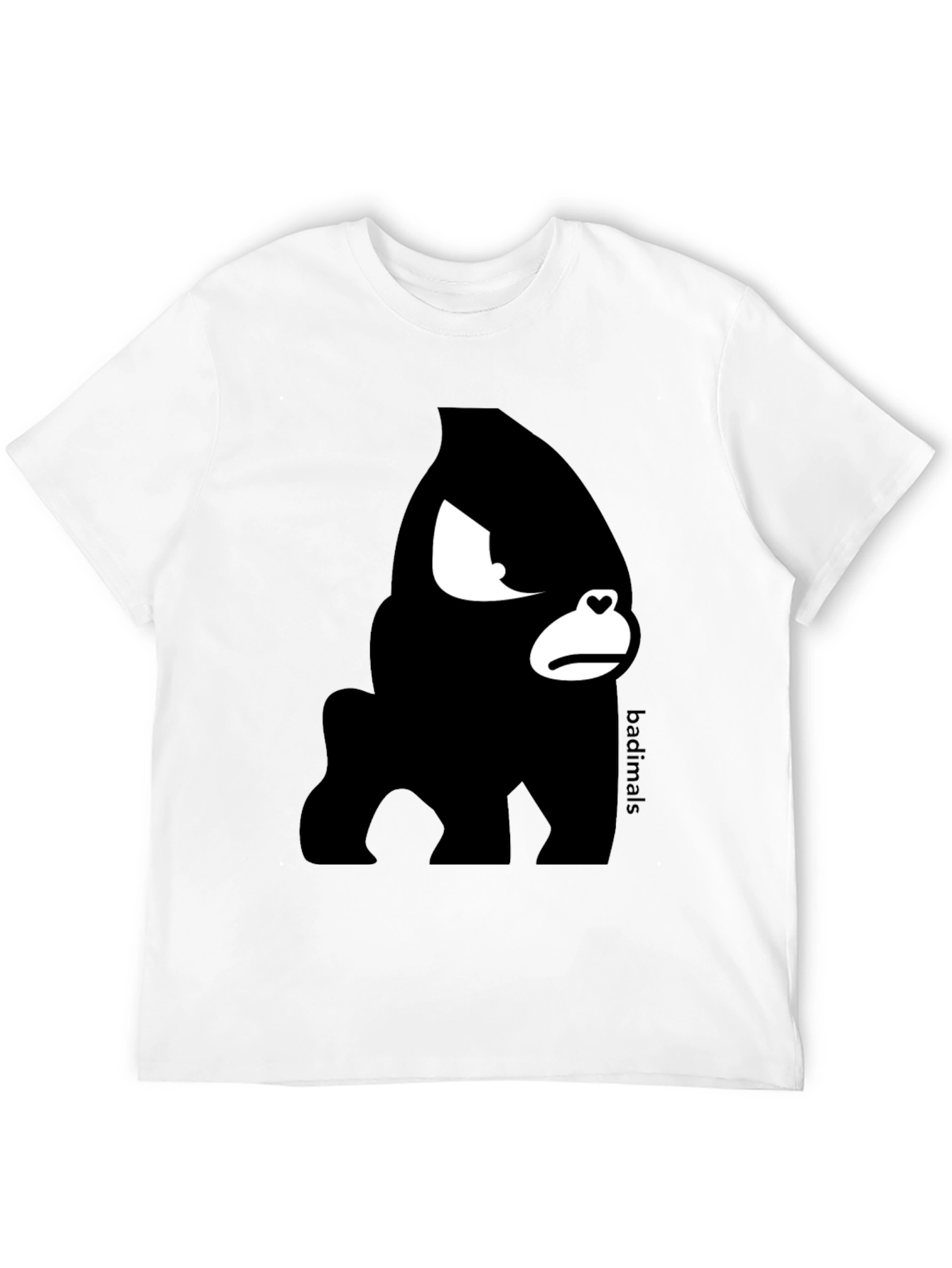 Black Badimals Black Gorilla Graphic T-Shirt view 12