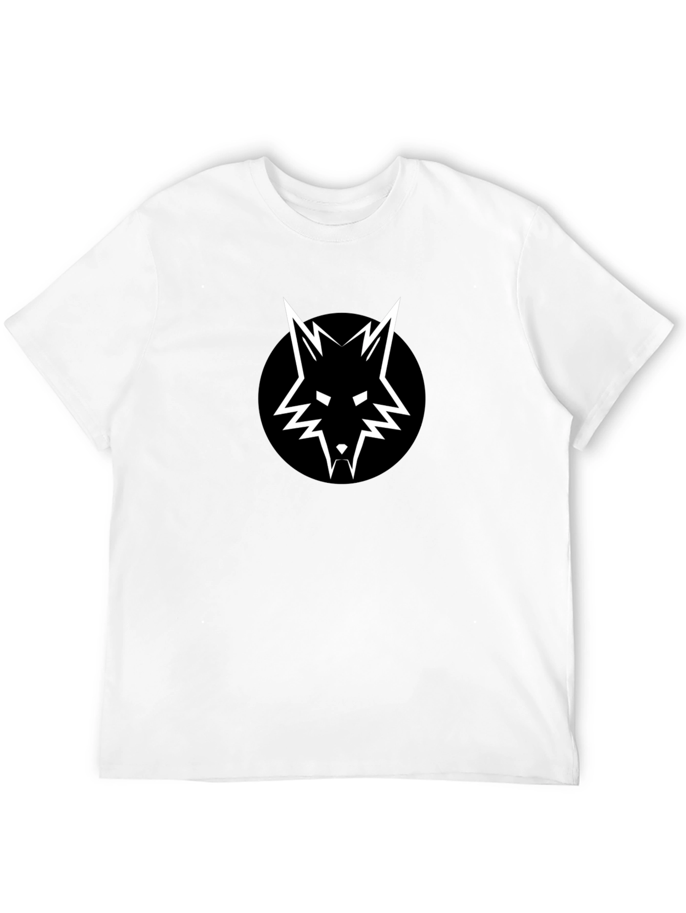 Black Black Wolf Logo Graphic Tee view 12