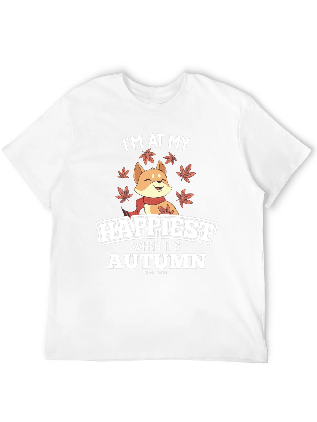 Black Autumn Shiba Inu T-Shirt view 12