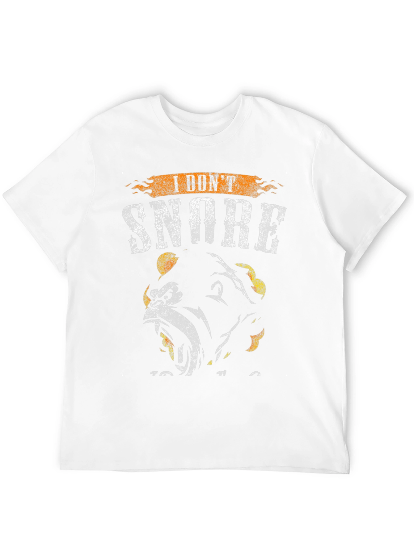 Black I Don't Snore Gorilla Graphic Tee - Black view 12