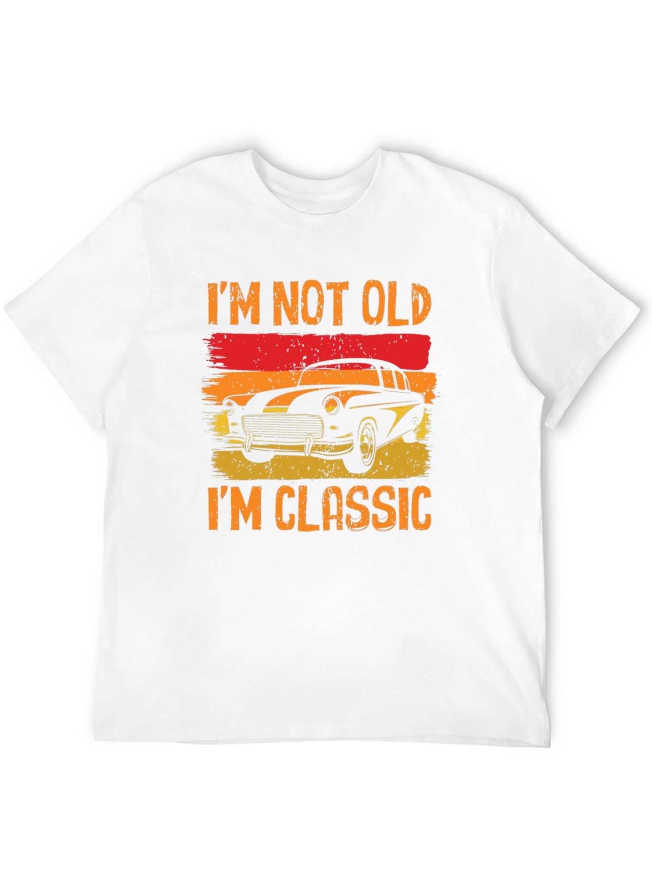 Black Classic Car T-Shirt - I'm Not Old, I'm Classic view 12