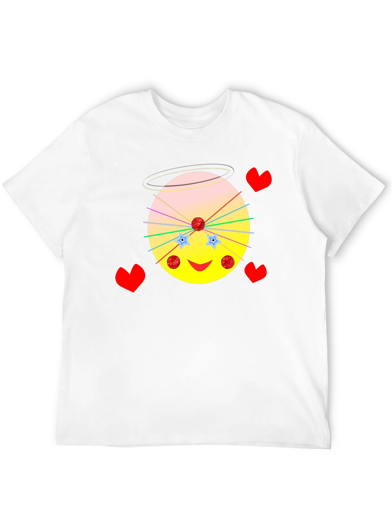 Black Whimsical Cartoon Graphic Tee - Unique Design view 12