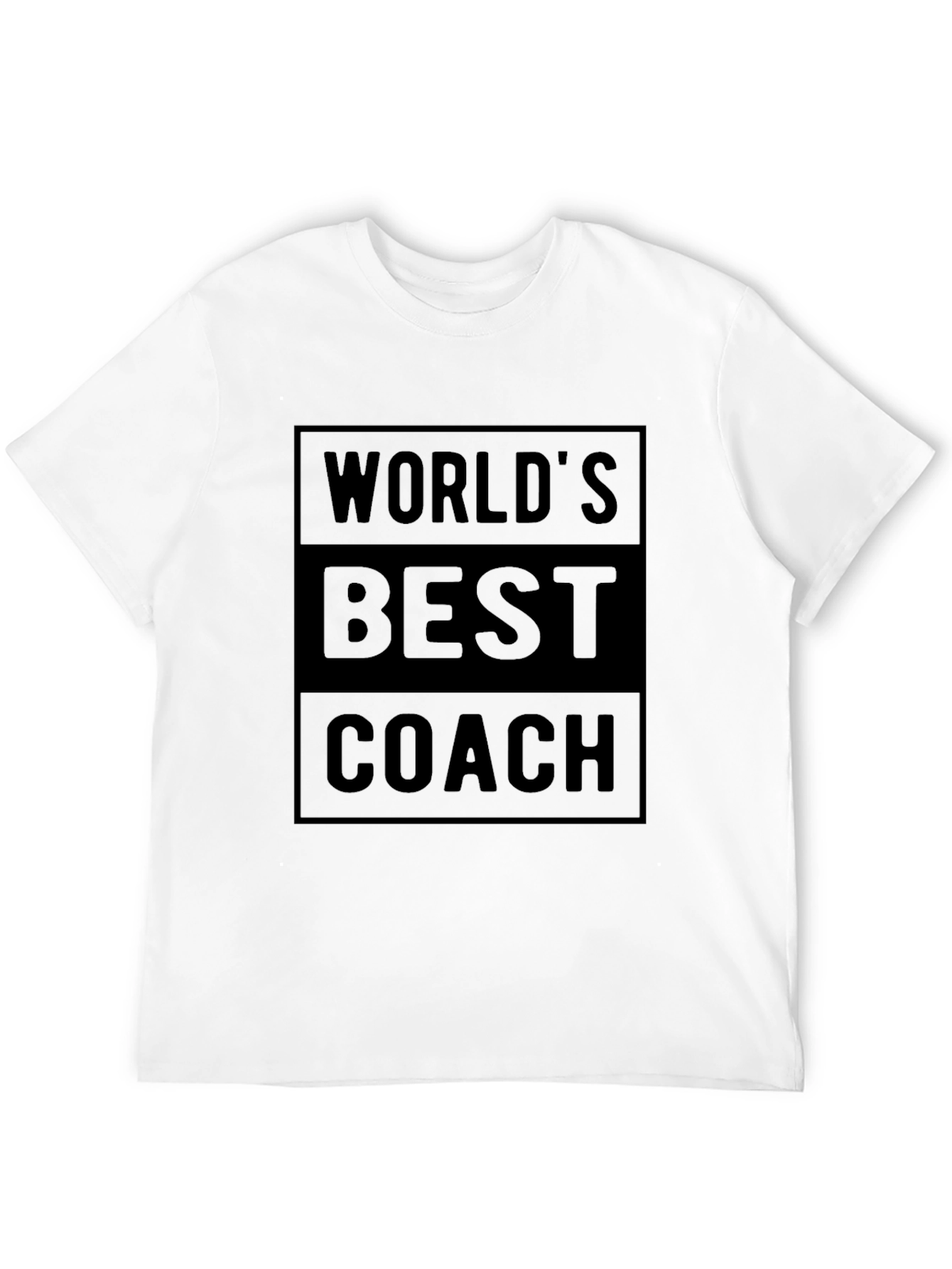 Black World's Best Coach Graphic T-Shirt view 12