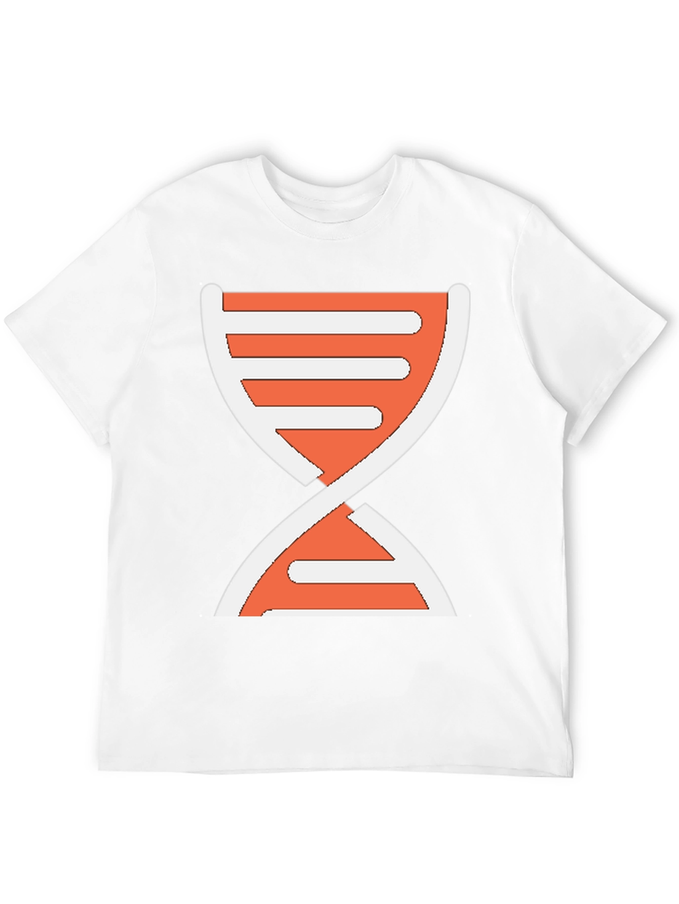 Black DNA Graphic Print T-Shirt - Casual Wear view 12