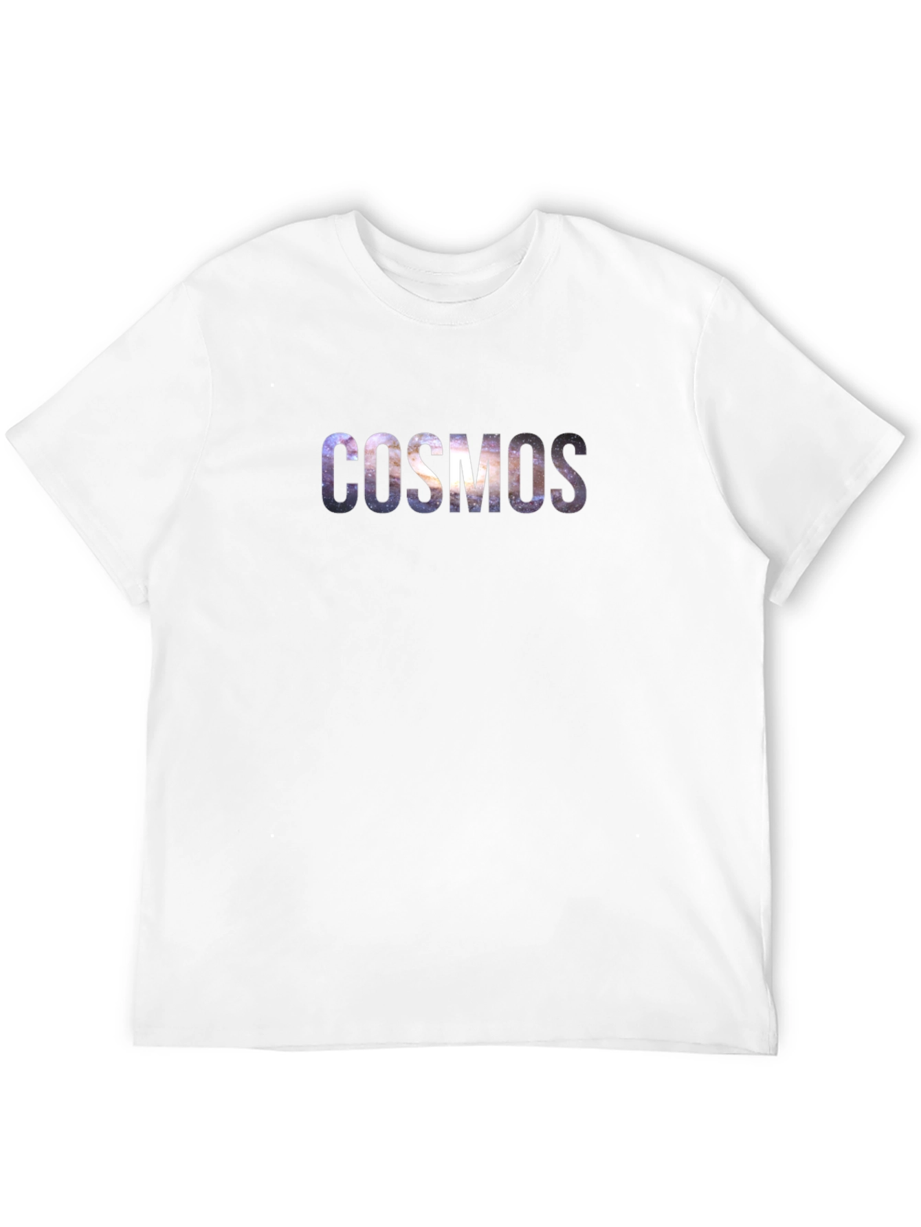 Black Cosmos Galaxy Graphic Tee - Soft Black Cotton T-Shirt view 12