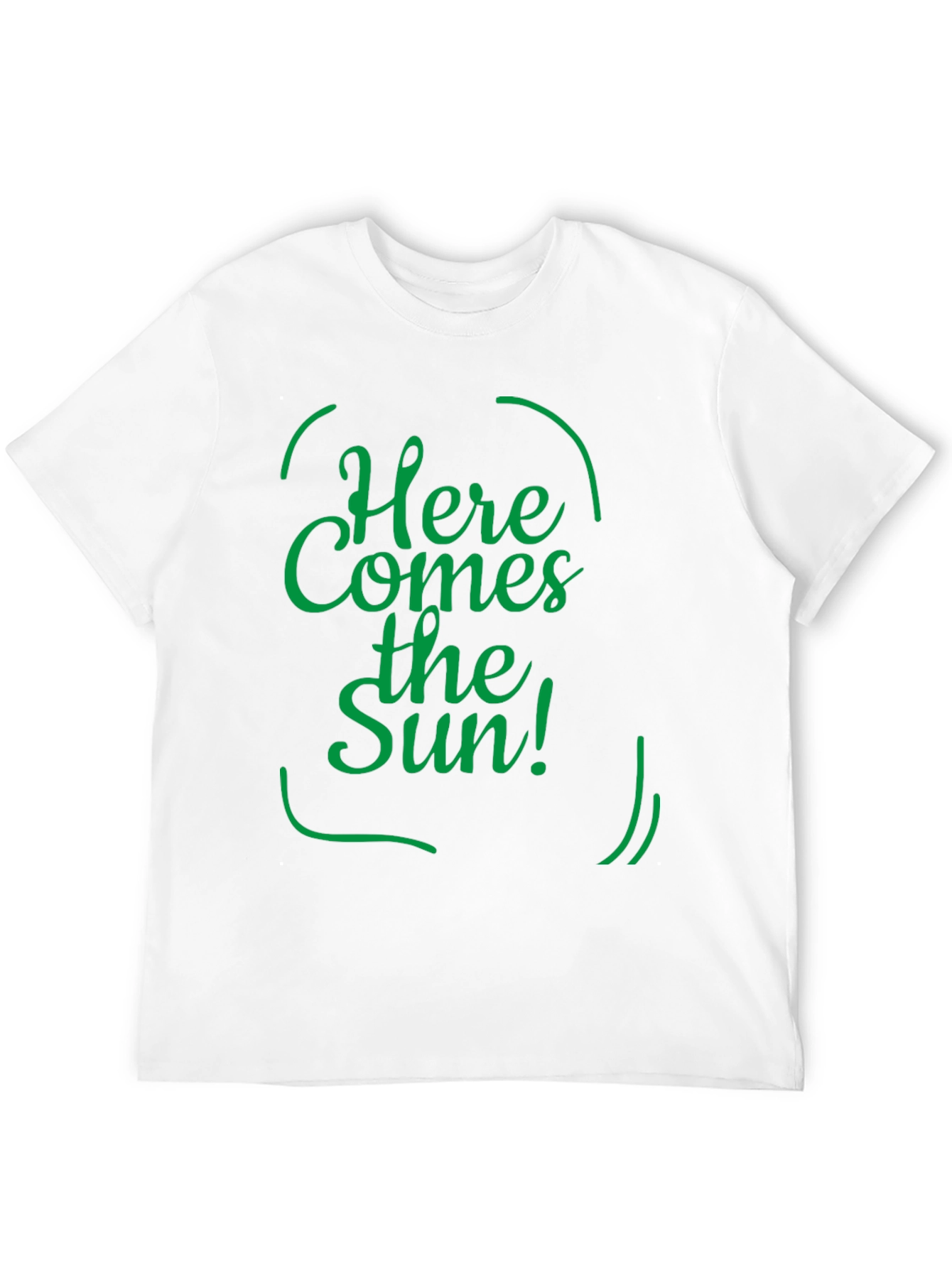 Black Here Comes the Sun T-Shirt - Classic Black Tee view 12
