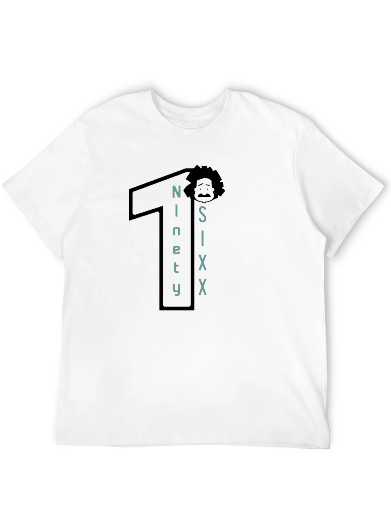 Black Ninety Six Graphic Tee - Black Cotton T-Shirt view 12