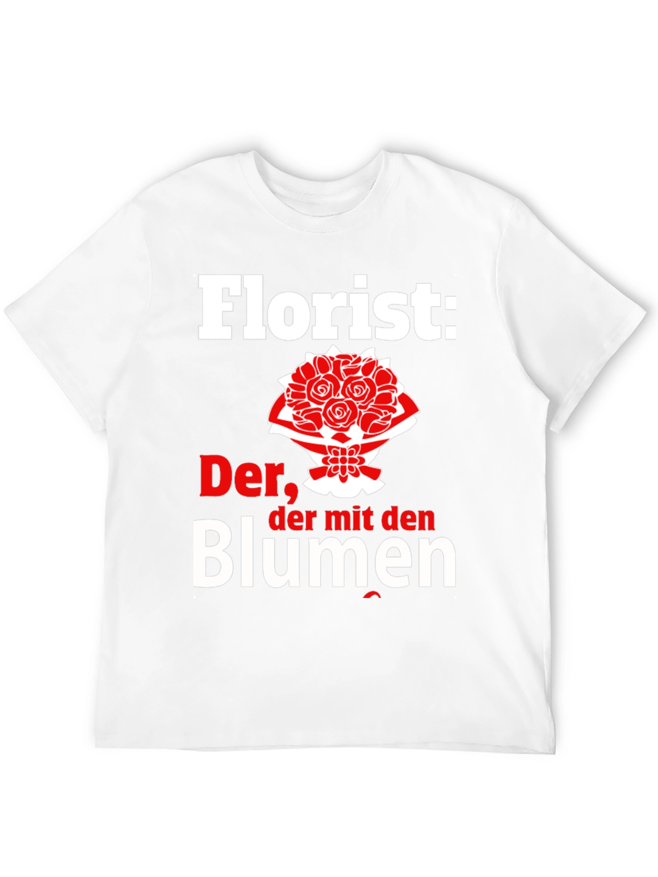 Black Florist T-Shirt - Der, der mit den Blumen view 12