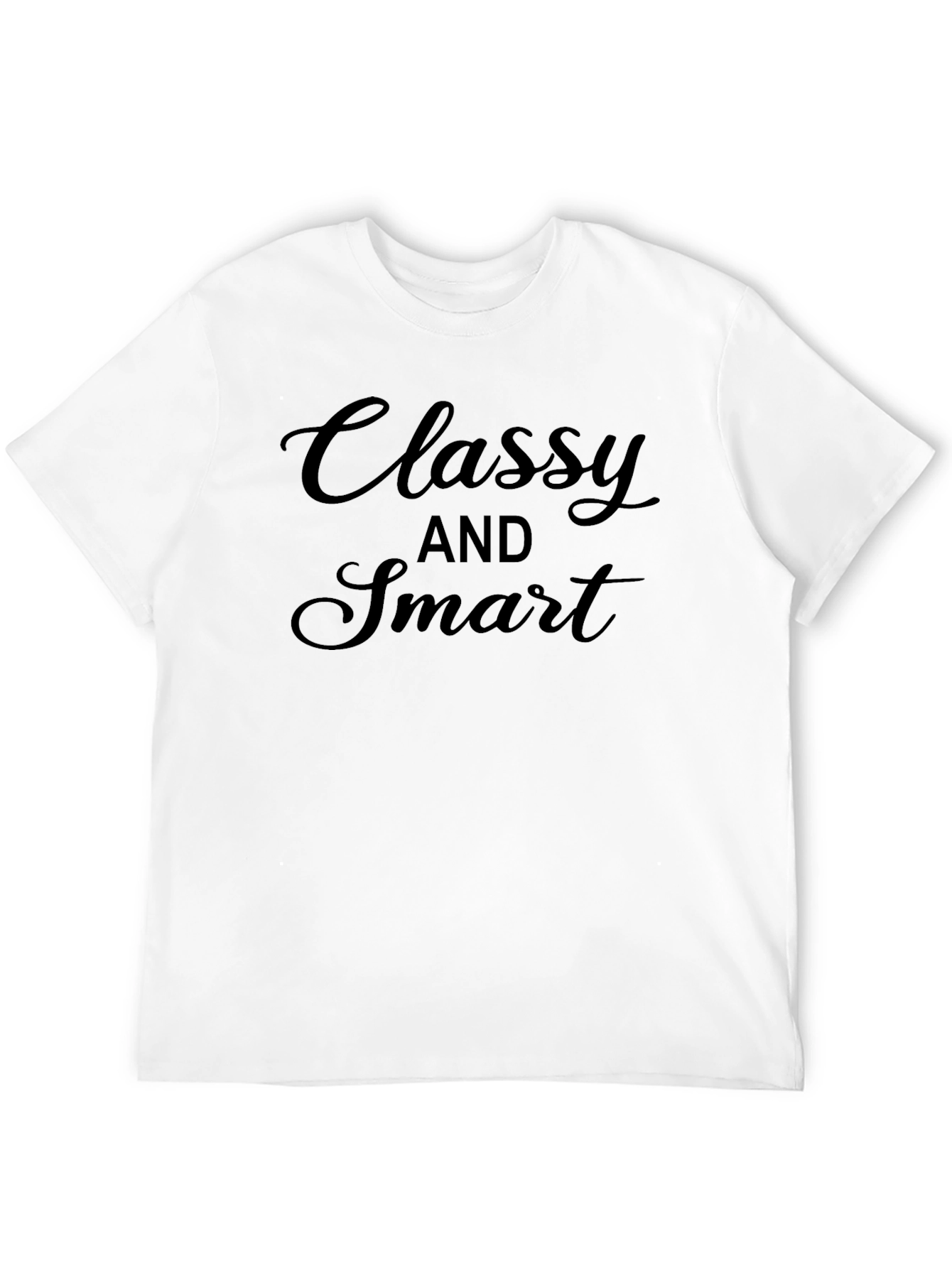 Black Classy and Smart Graphic Tee - Soft Cotton Blend view 12