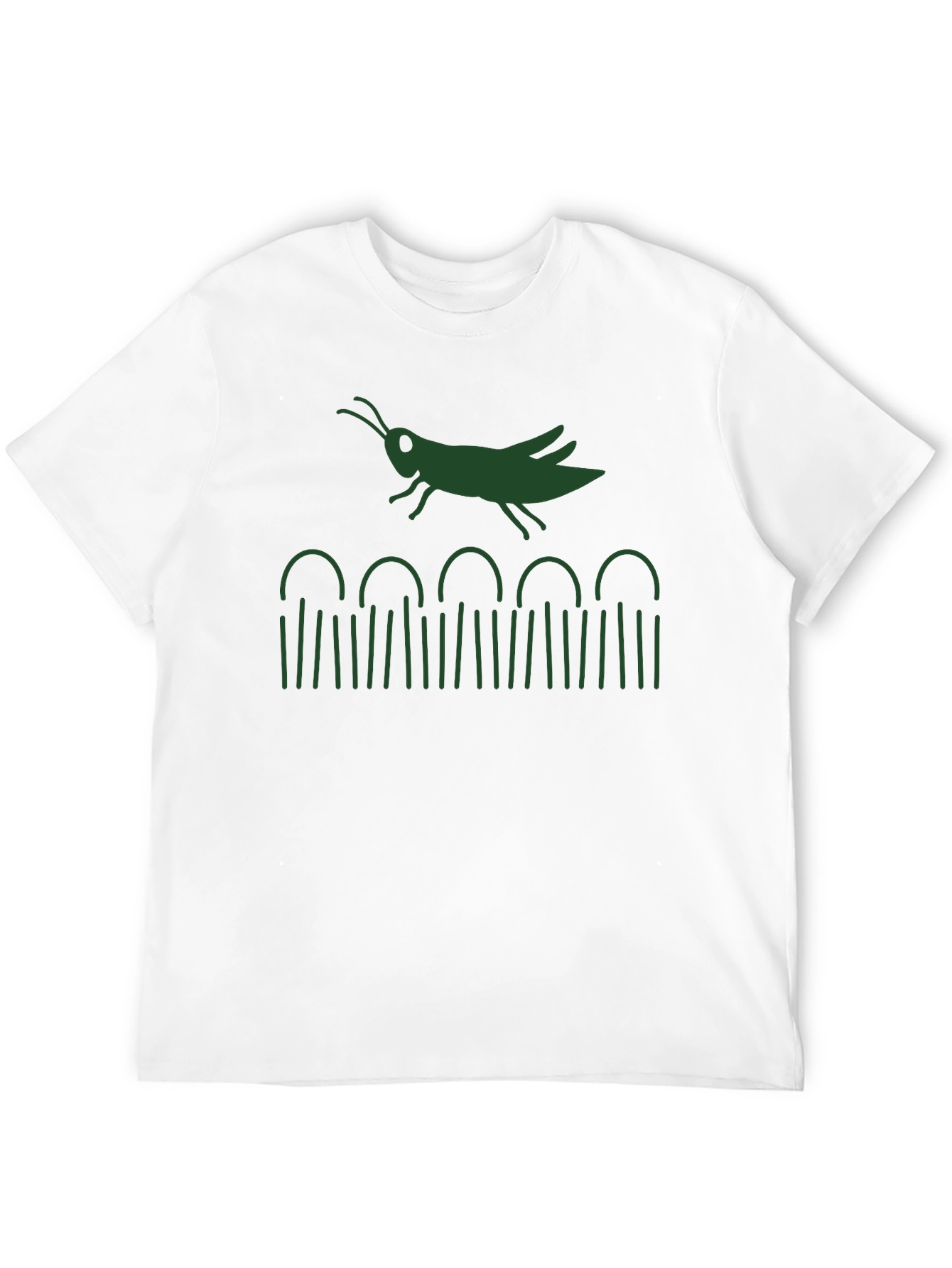 Black Grasshopper Hurdles T-Shirt - Cool Graphic Tee view 12