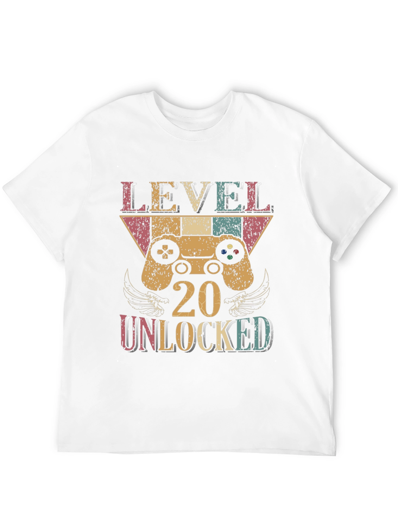 Level 20 Unlocked Gamer T-Shirt - Birthday Gift - 12