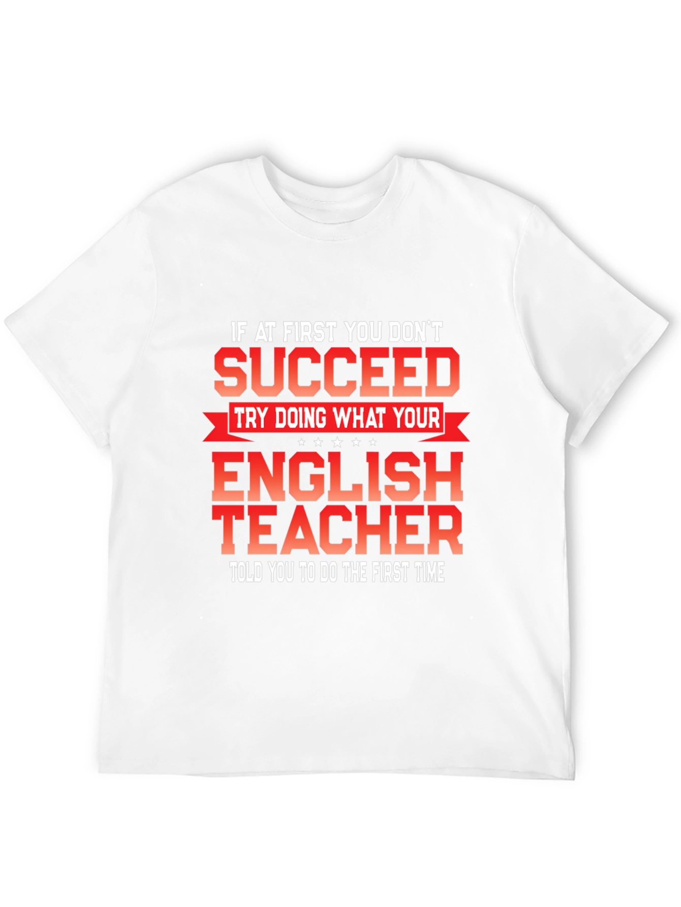 Black Funny English Teacher Graphic T-Shirt view 12