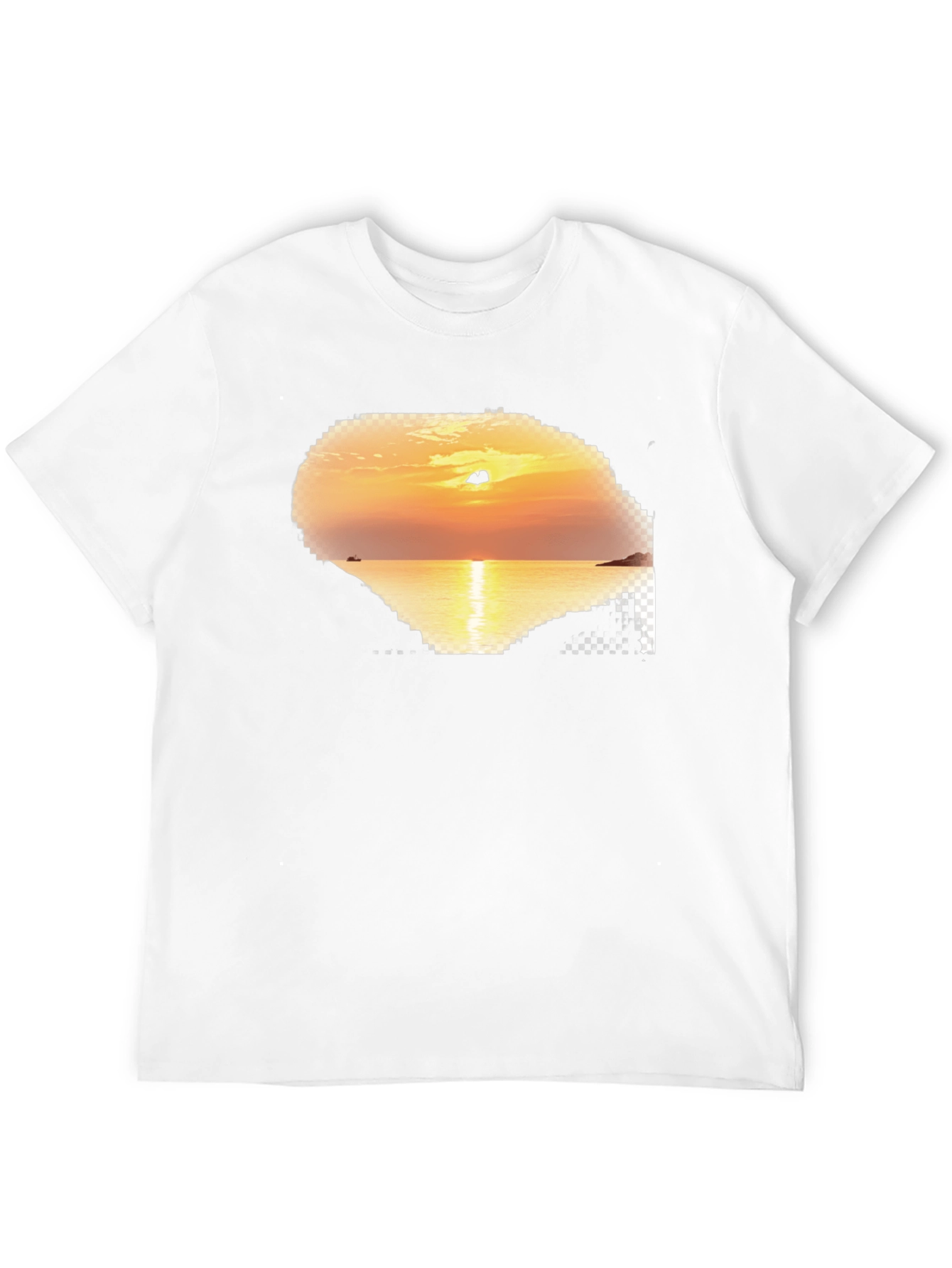 Black Sunset Beach Graphic Tee - Coastal Vibes view 12