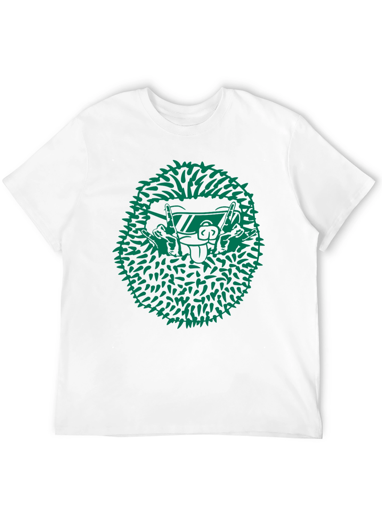 Black Cool Hedgehog Graphic Tee - Black Cotton view 12