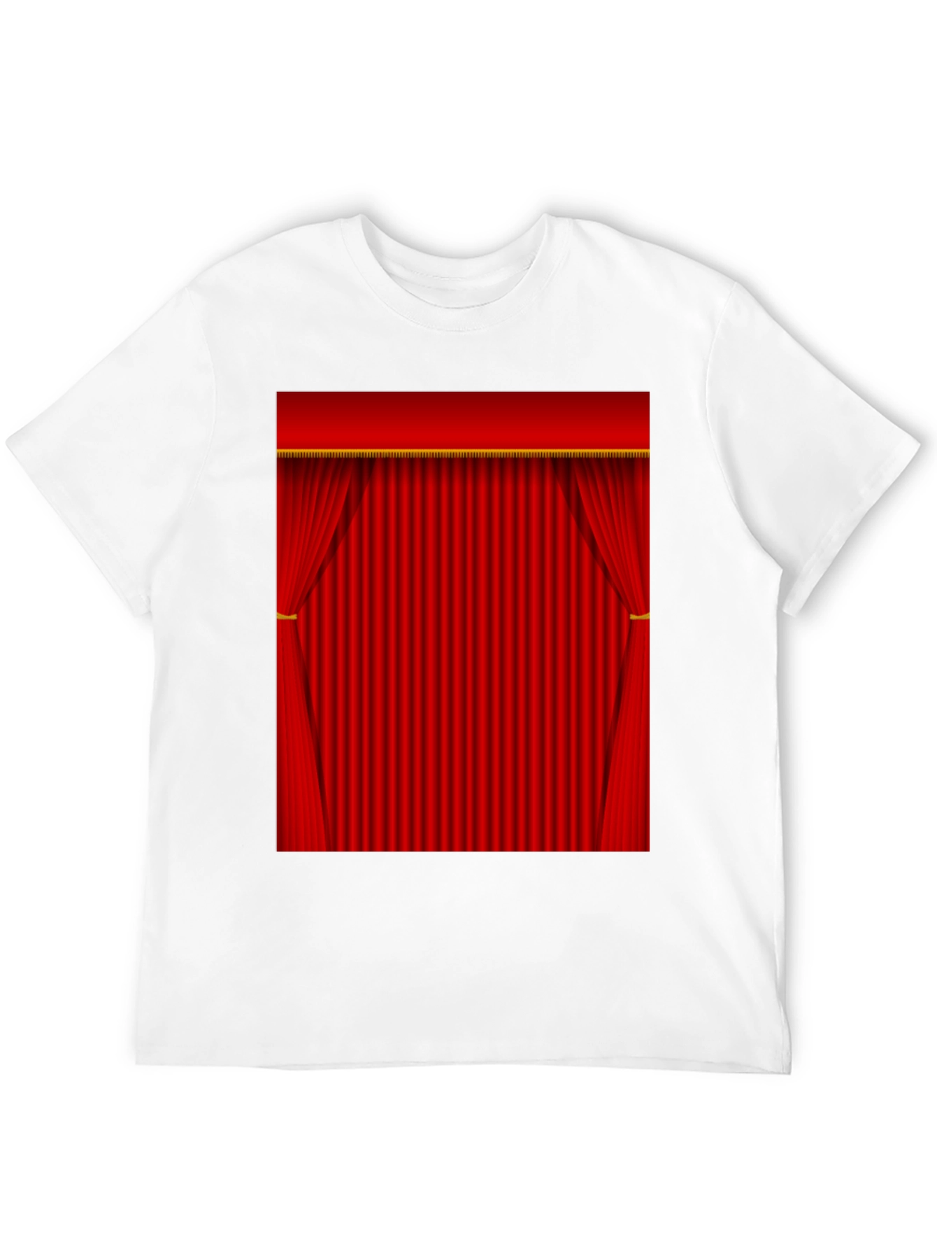 Black Theater Curtains Graphic Tee - Stage Ready Style view 12